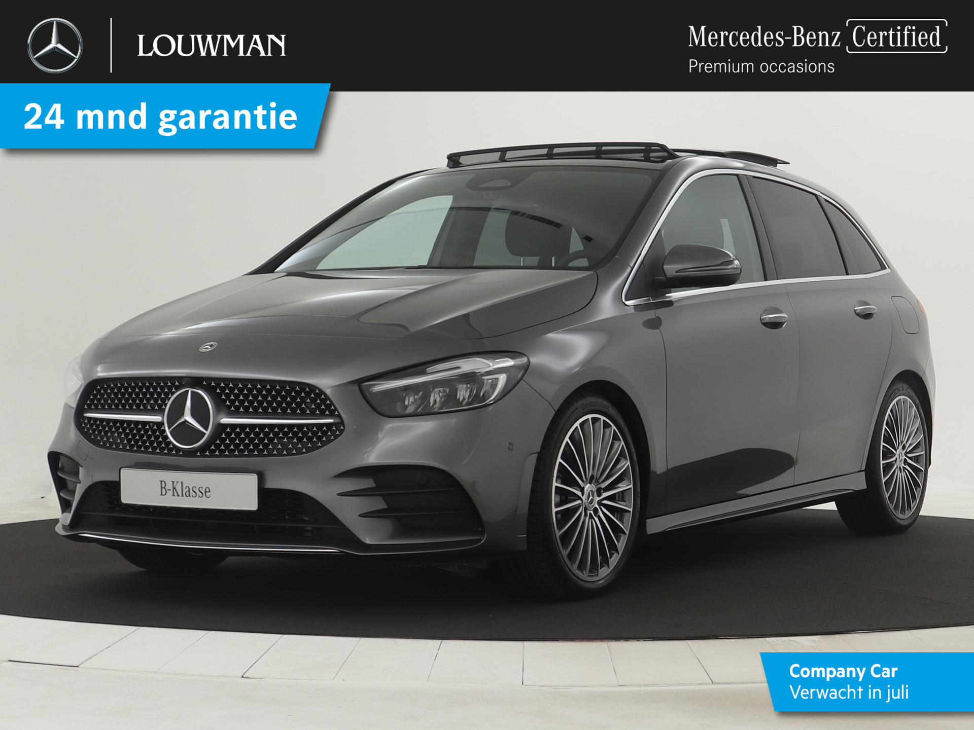 Mercedes-Benz B-Klasse 180 AMG Face Lift | Smartphone integratiepakket | Panorama-schuifdak | Parkeerpakket | EASY PACK achterklep | USB-pakket plus | Dodehoekassistent |