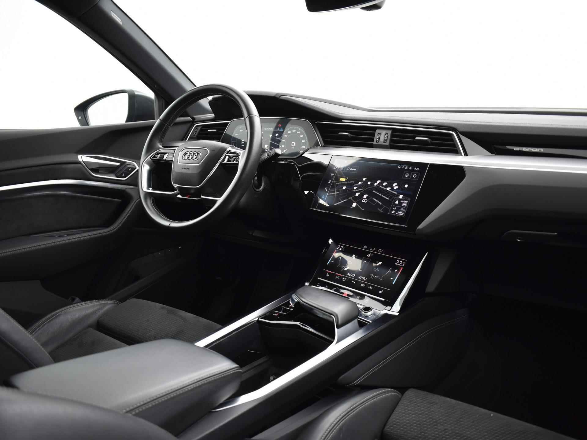 Audi e-tron Sportback 50 quattro S edition 71 kWh Panoramadak | Camera | Matrix Led | Elektrische stoelen | Stoelverwarming  |12 maanden BOVAG Garantie - 17/37