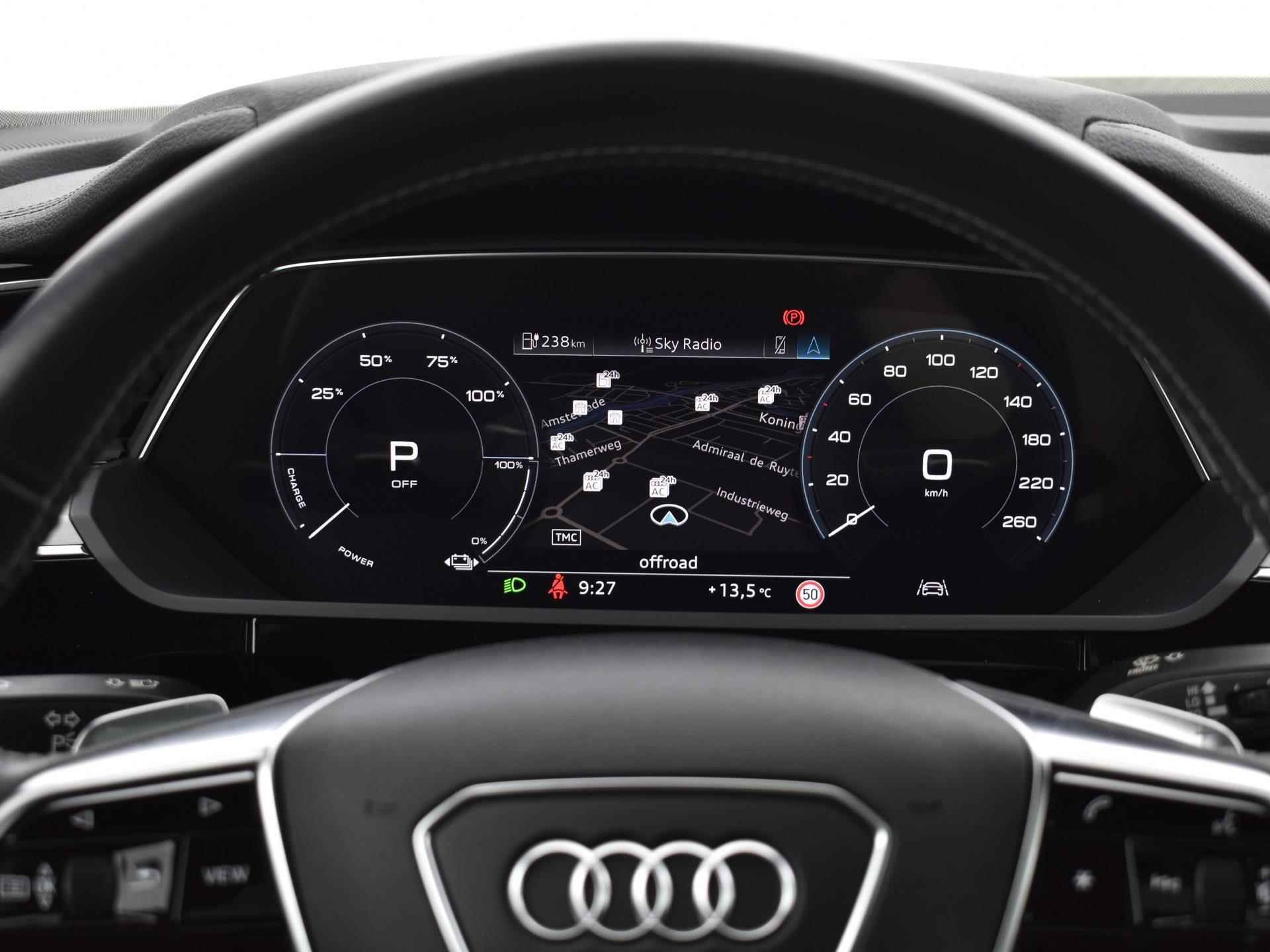 Audi e-tron Sportback 50 quattro S edition 71 kWh Panoramadak | Camera | Matrix Led | Elektrische stoelen | Stoelverwarming  |12 maanden BOVAG Garantie - 22/37