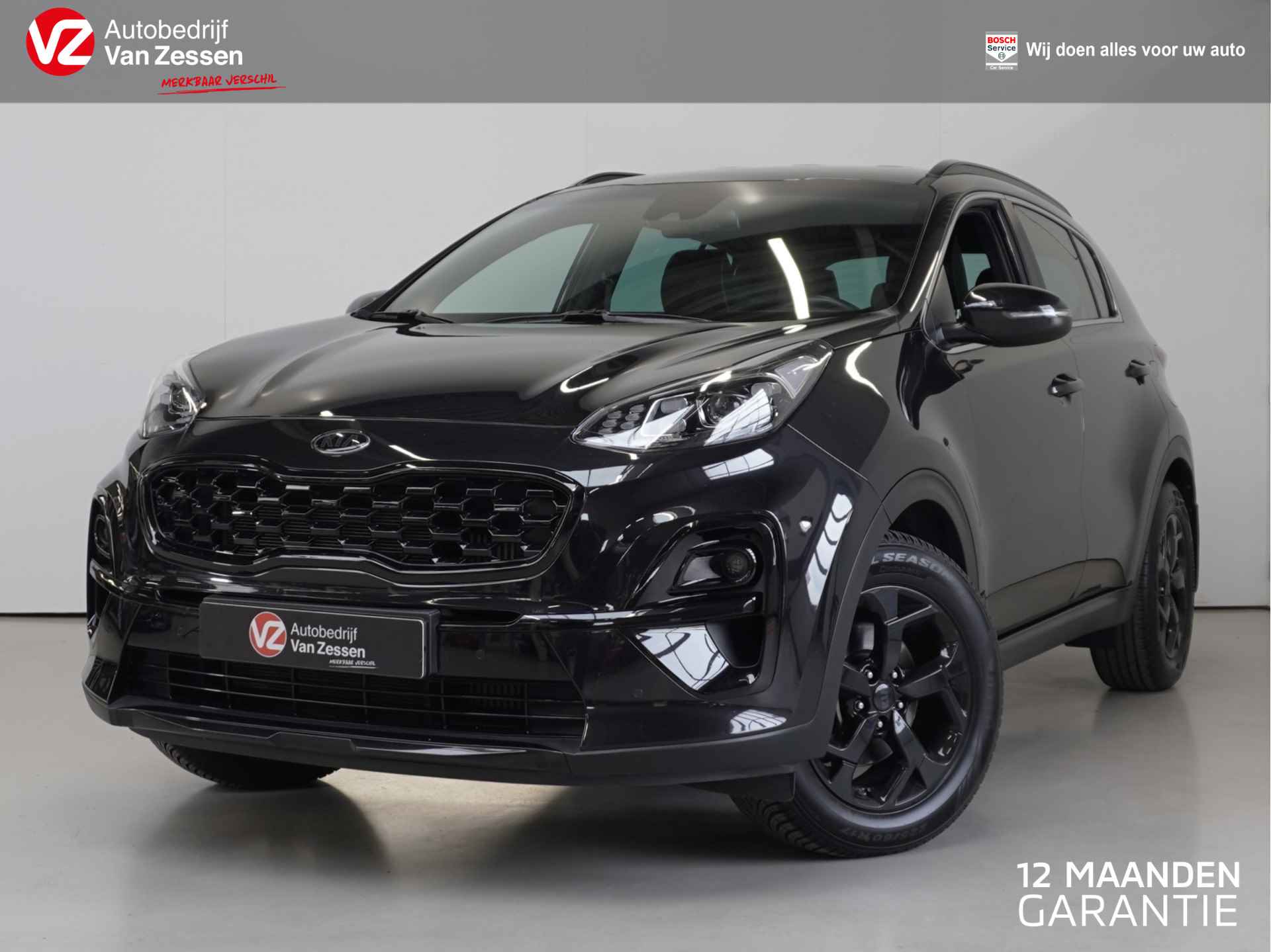 Kia Sportage 1.6 T-GDI 177Pk Black Edition | Automaat | Camera | Navi | Carplay | Garantie tot 12-4-2028