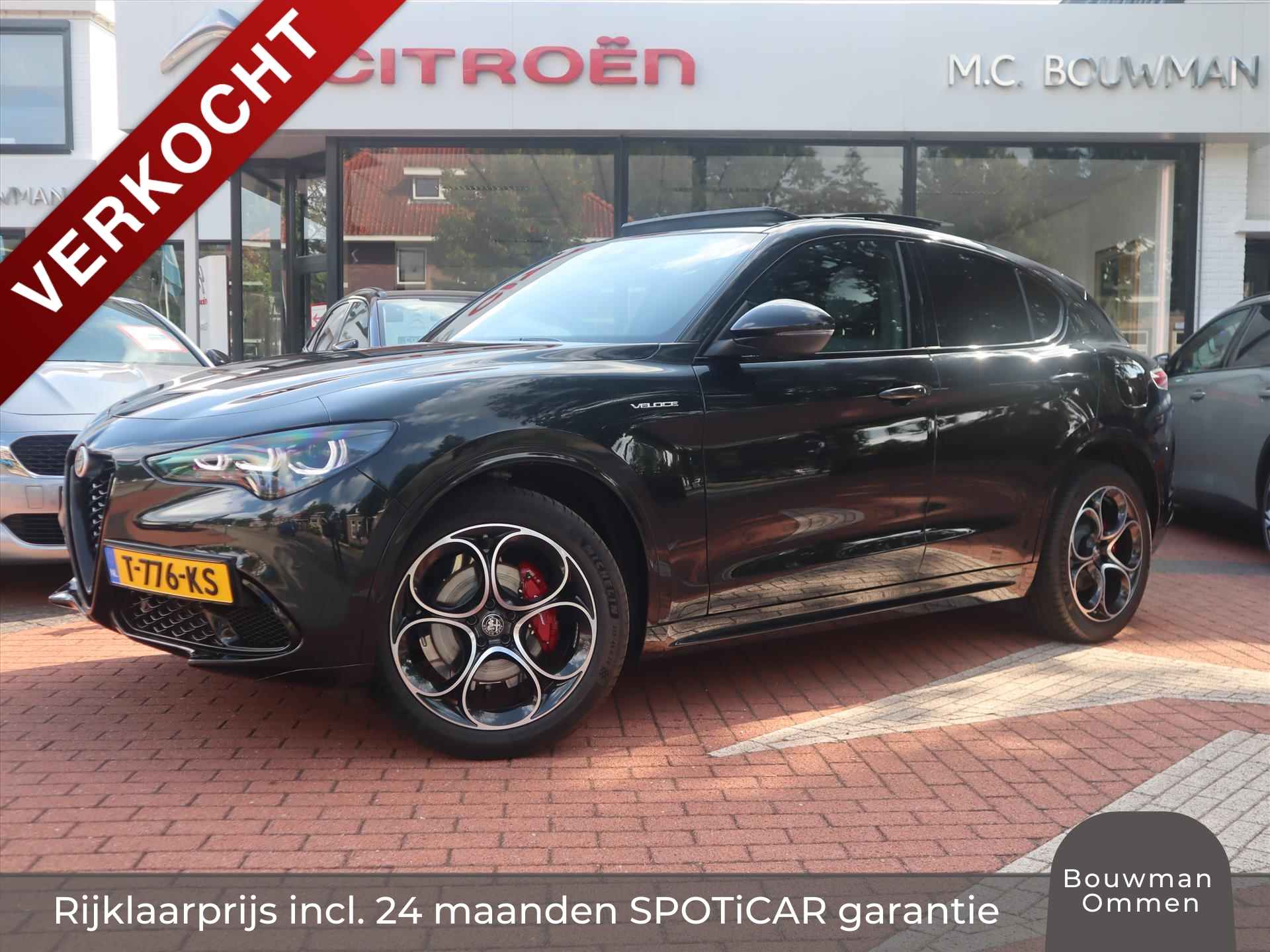 ALFA ROMEO Stelvio 2.0 T. GME 280PK Automaat 8 Q4 AWD Veloce, Rijklaarprijs | Panoramadak | Leder | Camera | Navigatie - 1/73