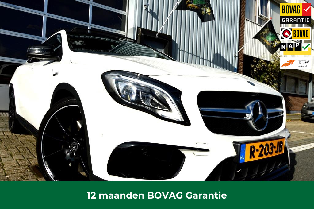 Mercedes-Benz GLA-klasse 45 AMG 4Matic 360º LMV20/LEER/PANO bij viaBOVAG.nl