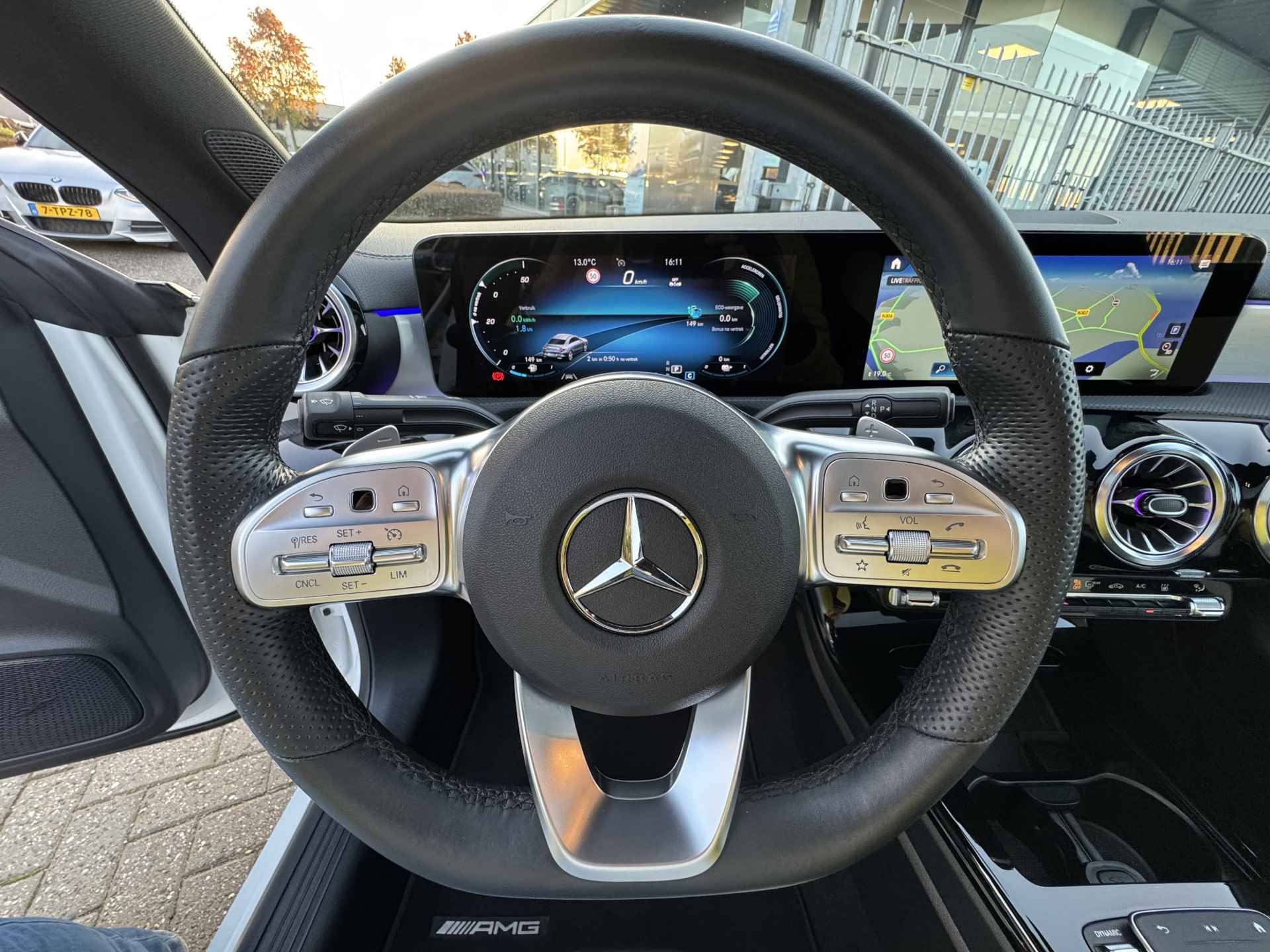 Mercedes-Benz CLA-Klasse 250 e AMG Line exclusive Pano-Dak | Excl. Leer | Keyless | Stoelverw. | Camera - 18/28