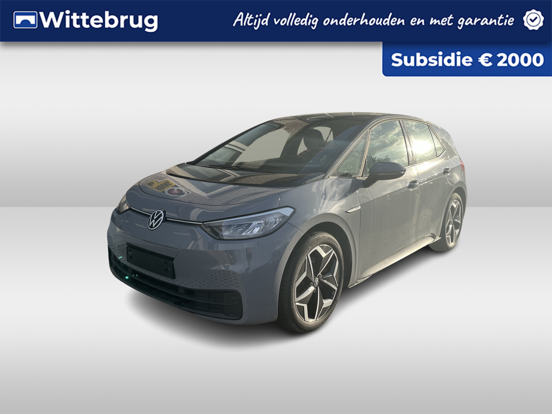 Volkswagen ID.3 First 58 kWh / SUBSIDIE/ PARK. SENSOREN/ LED/ STOEL-STUURVERWARM./ ADAPT. CRUISE/ APP CONNECT/ NAVI/ CLIMA/ DAB/ 19" LMV/