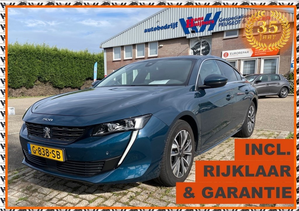 PEUGEOT 508 ALLURE  1.6-180PK EAT8 AUTOMAAT - CLIMATE CONTROLE - NAVIGATIE -