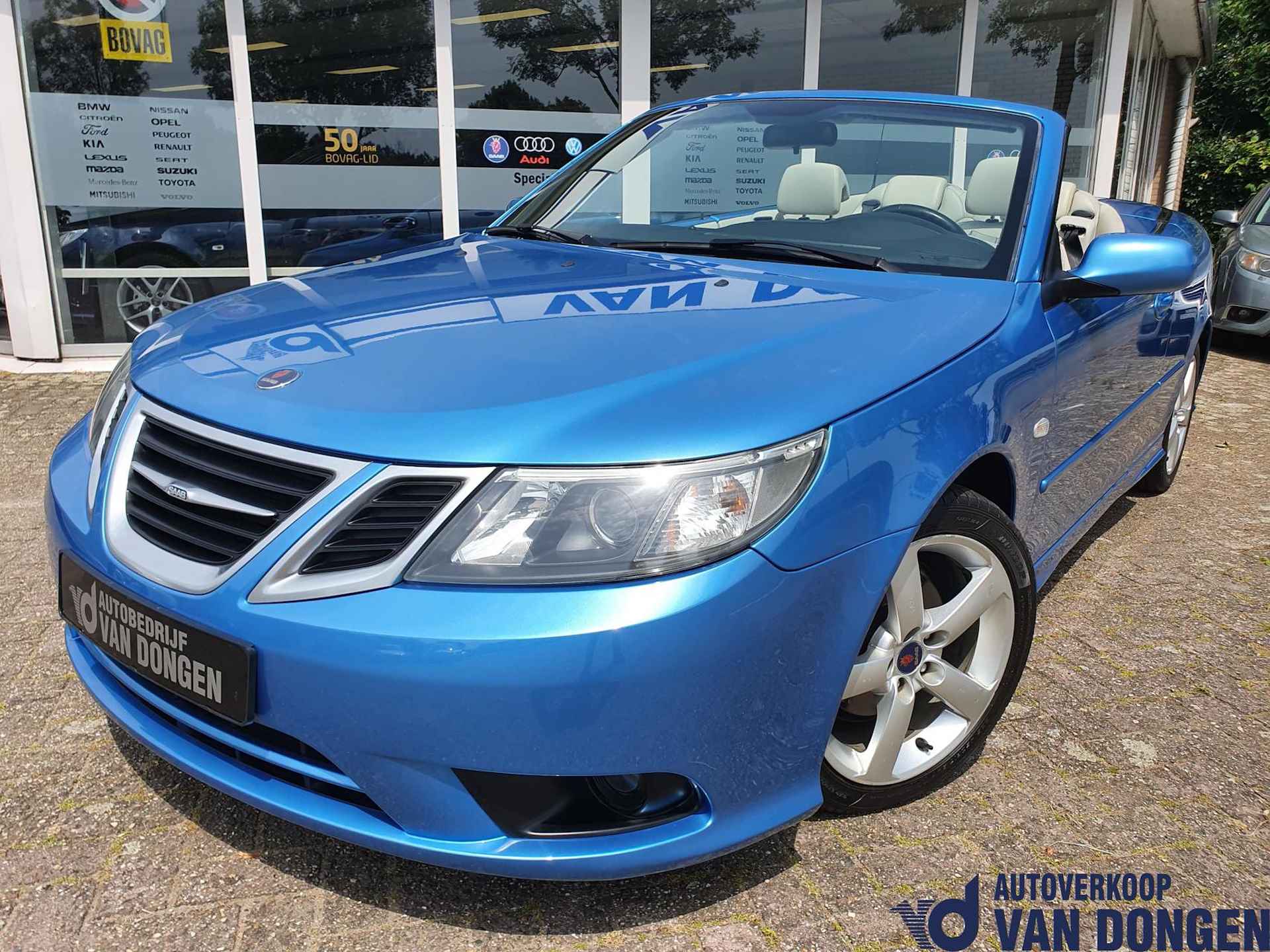 Saab 9-3 Cabrio 2.0t Vector Automaat | Electric Blue 210 PK - 2/27