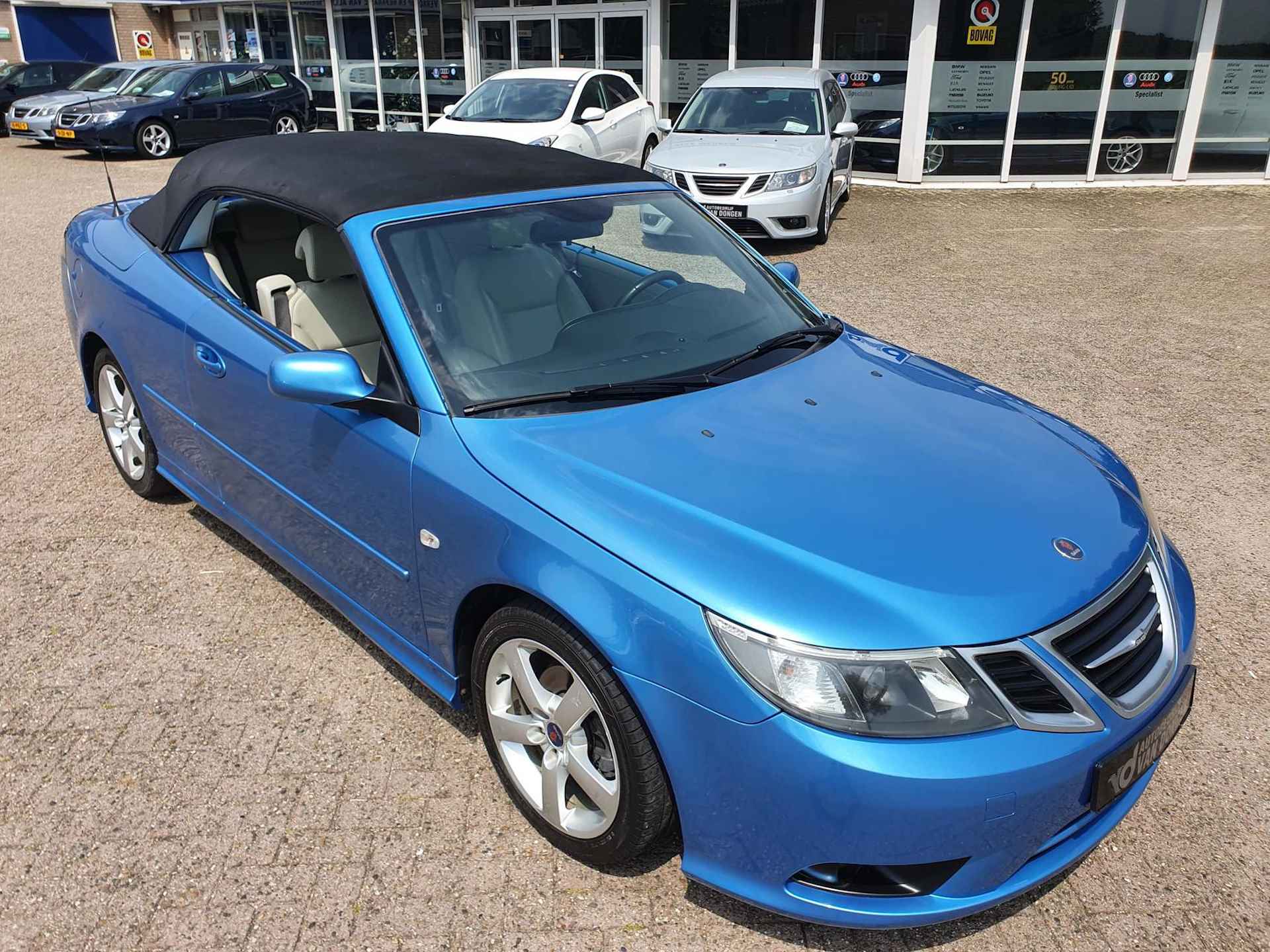 Saab 9-3 Cabrio 2.0t Vector Automaat | Electric Blue 210 PK - 25/27