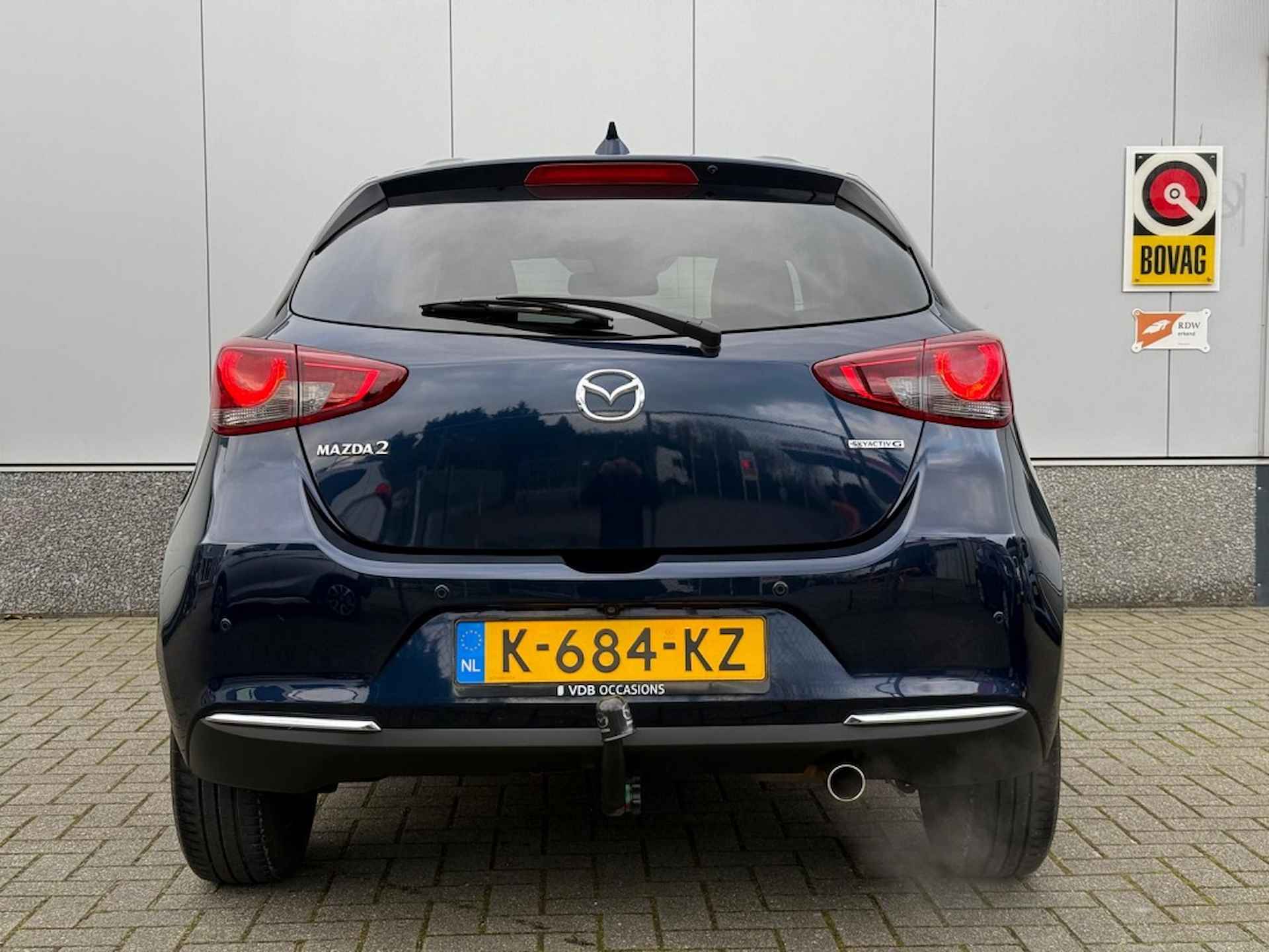 Mazda 2  1.5 Skyact-G Luxury | trekhaak | Carplay | headup | stoel/stuur - 5/21