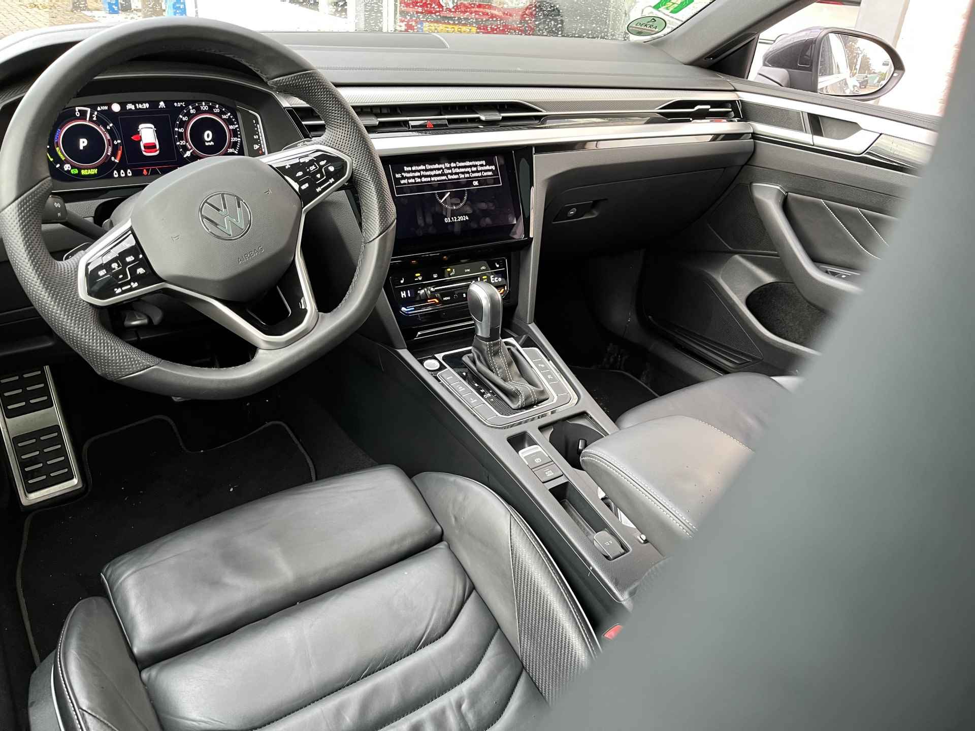 Volkswagen Arteon Shooting Brake 1.4 TSI eHybrid 2x R-Line / AUTOMAAT/ TREKHAAK/ PANO/ LEDER/ 360 CAMERA/ CLIMA/ NAVI/ STOELVERWARM. V&A/ HEAD-UP/ KEYLESS/ APP CONNECT/ MEMORY SEATS/ DUBBEL GLAS/ 19" LMV - 9/35