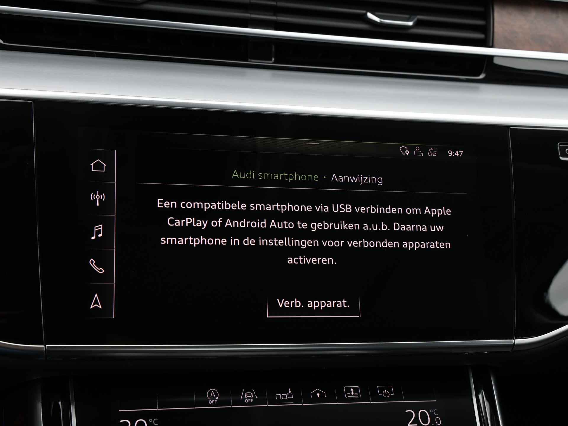 Audi A8 50 TDI quattro 286pk | B&O | Pano | 360° camera | Stoelventilatie/-massage | Servo | Keyless | Elek. geh. stoelen | Dodehoek | Luchtvering - 38/60