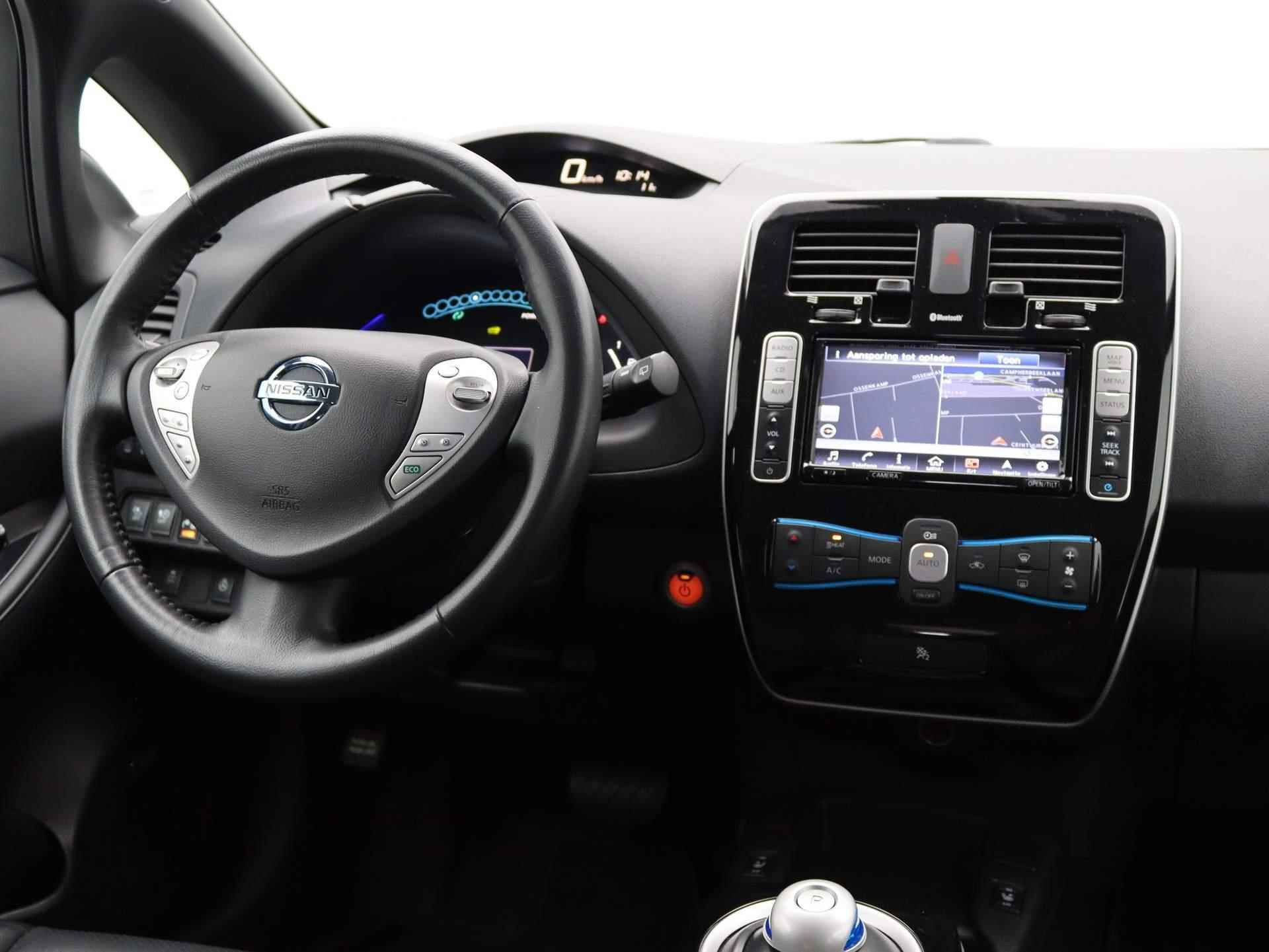 Nissan LEAF Tekna 30 kWh Airco | Navigatie | Achteruitrijcamera | Cruise Control Leren Bekleding | - 28/46