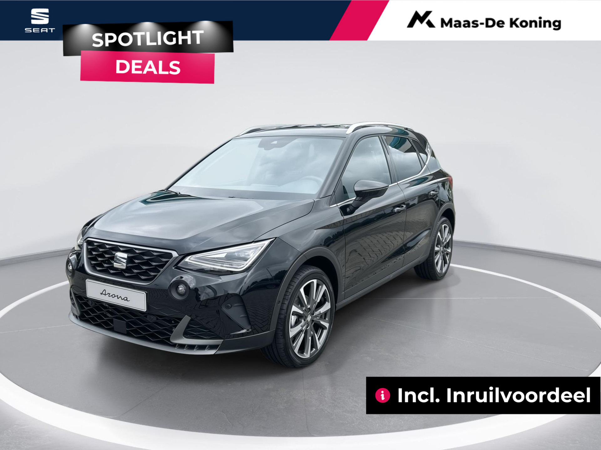 SEAT Arona FR Anniversary 1.0 85 kW / 115 pk EcoTSI SUV 7 ver sn. DSG | Metallic Lak | Le Mans Kuipstoelen