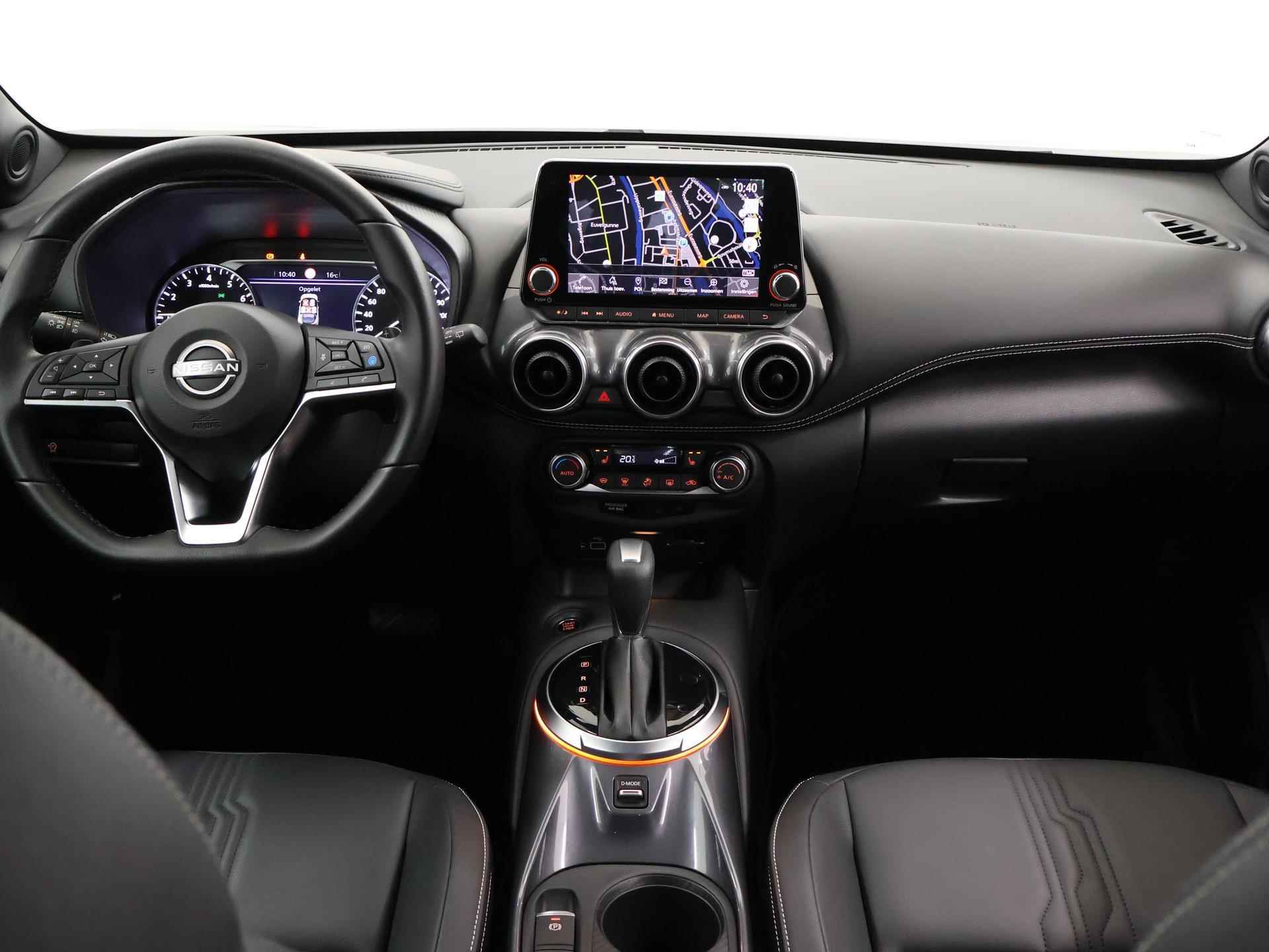 Nissan Juke 1.0 DIG-T Tekna | Navigatie | Bose | Leder | Stoelverwarming | Parkeercamera | Climate control | - 8/43