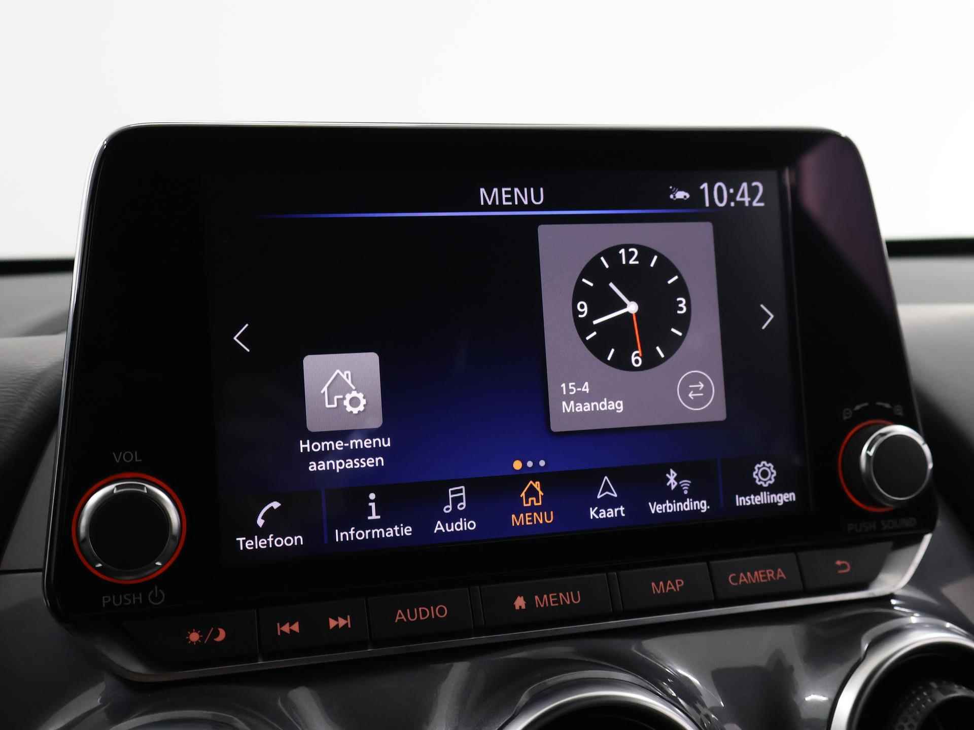 Nissan Juke 1.0 DIG-T Tekna | Navigatie | Bose | Leder | Stoelverwarming | Parkeercamera | Climate control | - 17/43