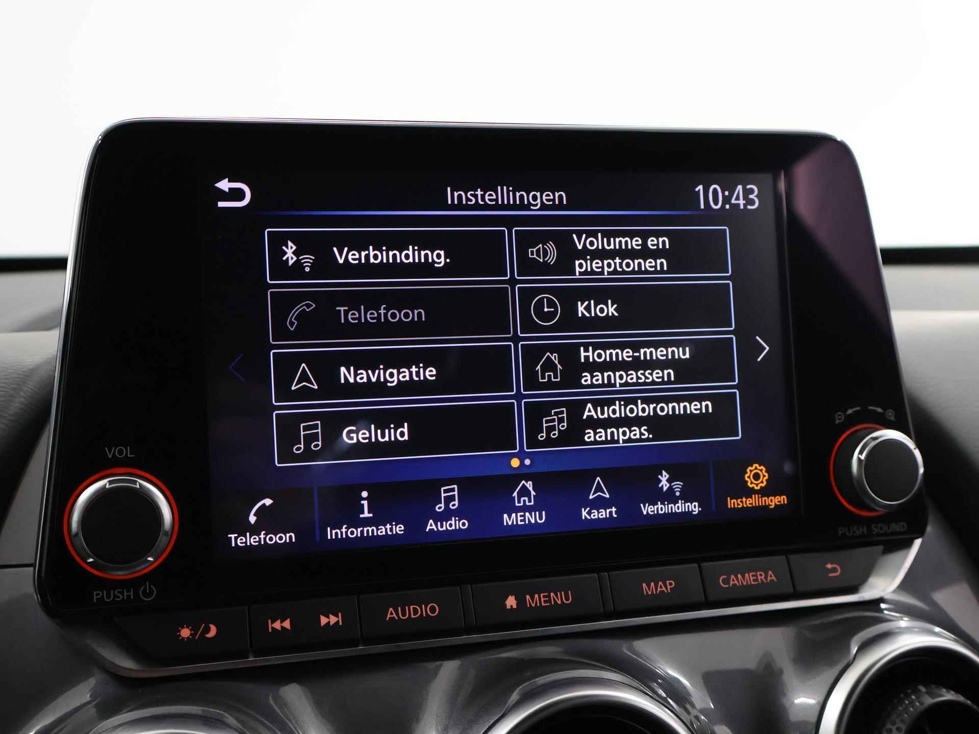 Nissan Juke 1.0 DIG-T Tekna | Navigatie | Bose | Leder | Stoelverwarming | Parkeercamera | Climate control | - 21/43