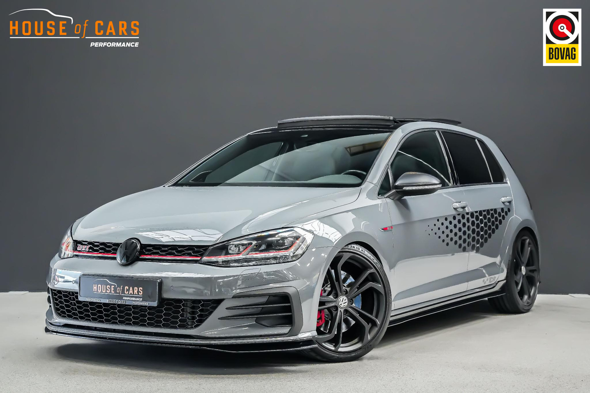 Volkswagen Golf GTI TCR 2.0 400pk TSI Performance pack AUTOMAAT |stage 2|Milltek downpipe + OPF delete|H&R verlagingsveren|panoramadak|Akra|virtual cockpit|Dynaudio|Apple Carplay & Android Auto|elk. stoelen + memory|19"|