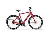 CORTINA E-Lett Heren Traffic Red Matt 61cm 2025