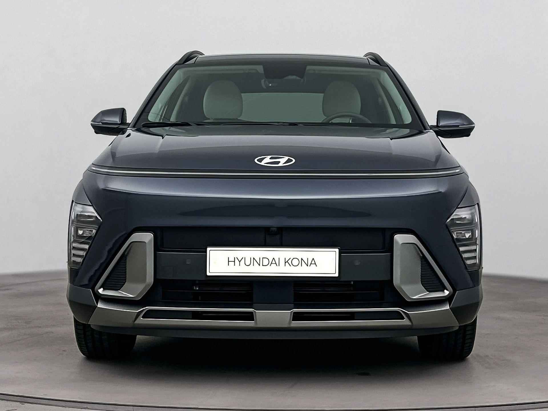 Hyundai Kona 1.6 GDI HEV Premium Sky | Incl. €2500,- KORTING! | Schuifdak | Stoel + stuurverwarming | Bluelink app | Navigatie | Camera | Adaptive cruise control | - 5/35