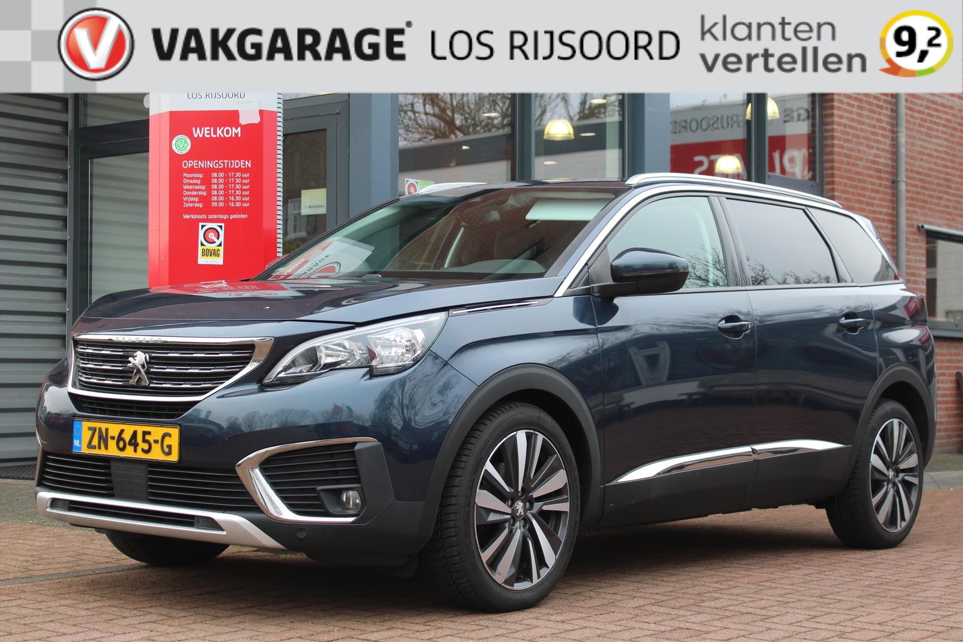 PEUGEOT 5008 1.2 PureTech *Premium*  | 7-Persoons | Carplay | Camera | Cruise & Climate Control | Navigatie | bluetooth | LED |