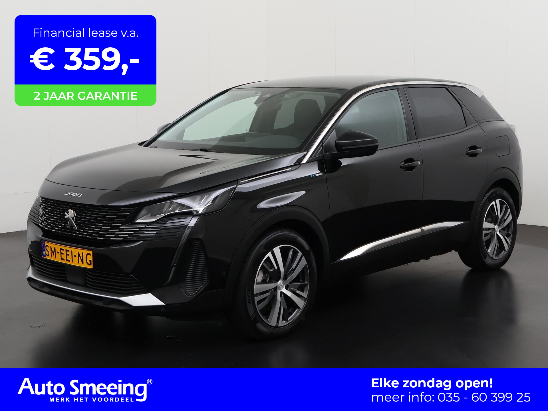 Peugeot 3008 1.6 HYbrid 225 Allure Pack | Camera | Elek achterklep | Carplay | Zondag Open!