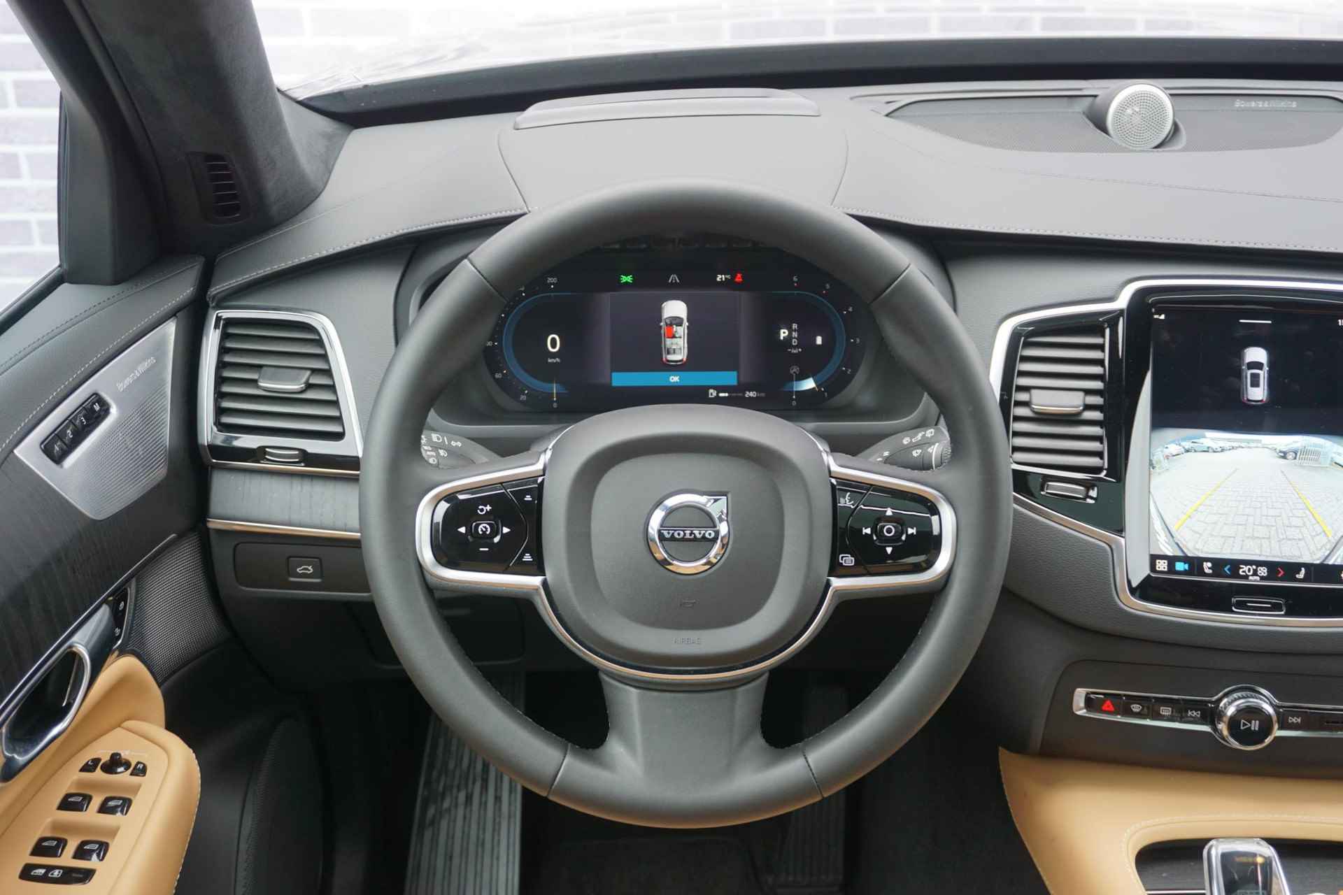 Volvo XC90 2.0 B5 D AWD Ultimate Bright | Panorama-dak | Luchtvering | 360° Camera | Bowers & Wilkins  | Massage | Stoel verwarming + ventilatie | Google | - 27/50