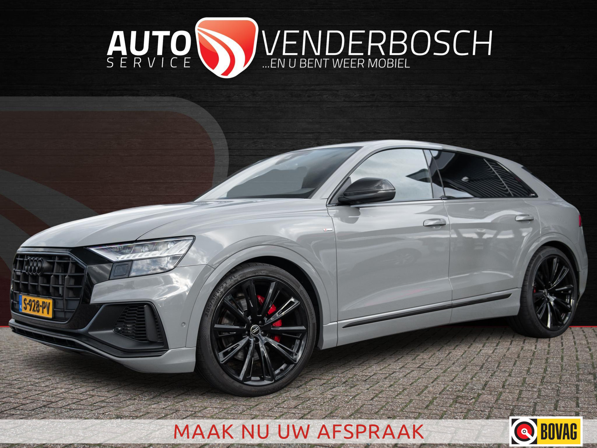 Audi Q8 55 TFSI quattro Pro Line S 340pk | S Stoelen | Carbon | Pano | 23 inch