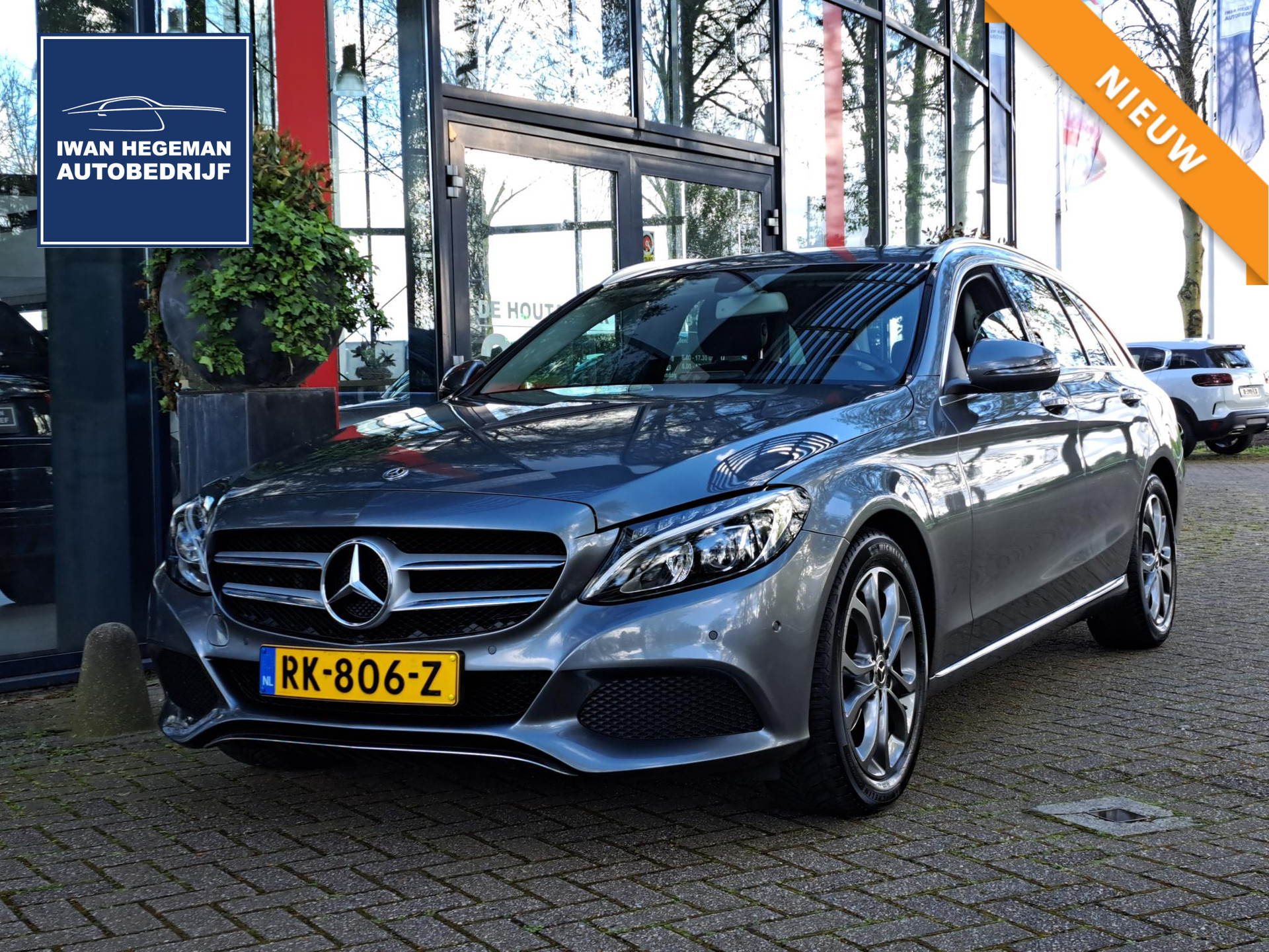 Mercedes-Benz C-klasse Estate 180 Business Solution AUTOMAAT | Navi | ECC | PDC | Cruise Control | Trekhaak bij viaBOVAG.nl