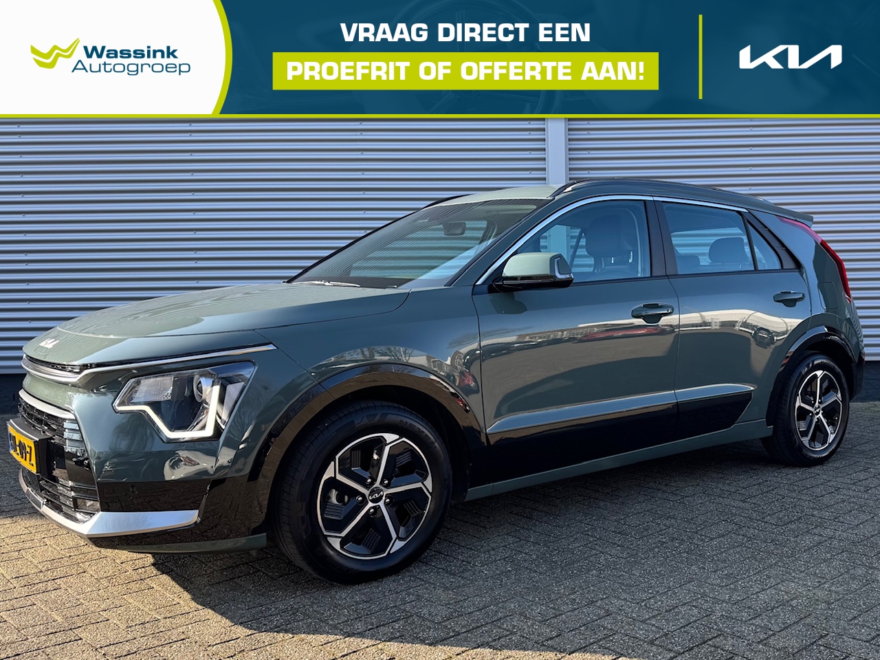 KIA Niro 1.6 GDi Hybrid 141pk DCT6 DynamicLine | Navigatie | Climate | Parkeersensoren voor |