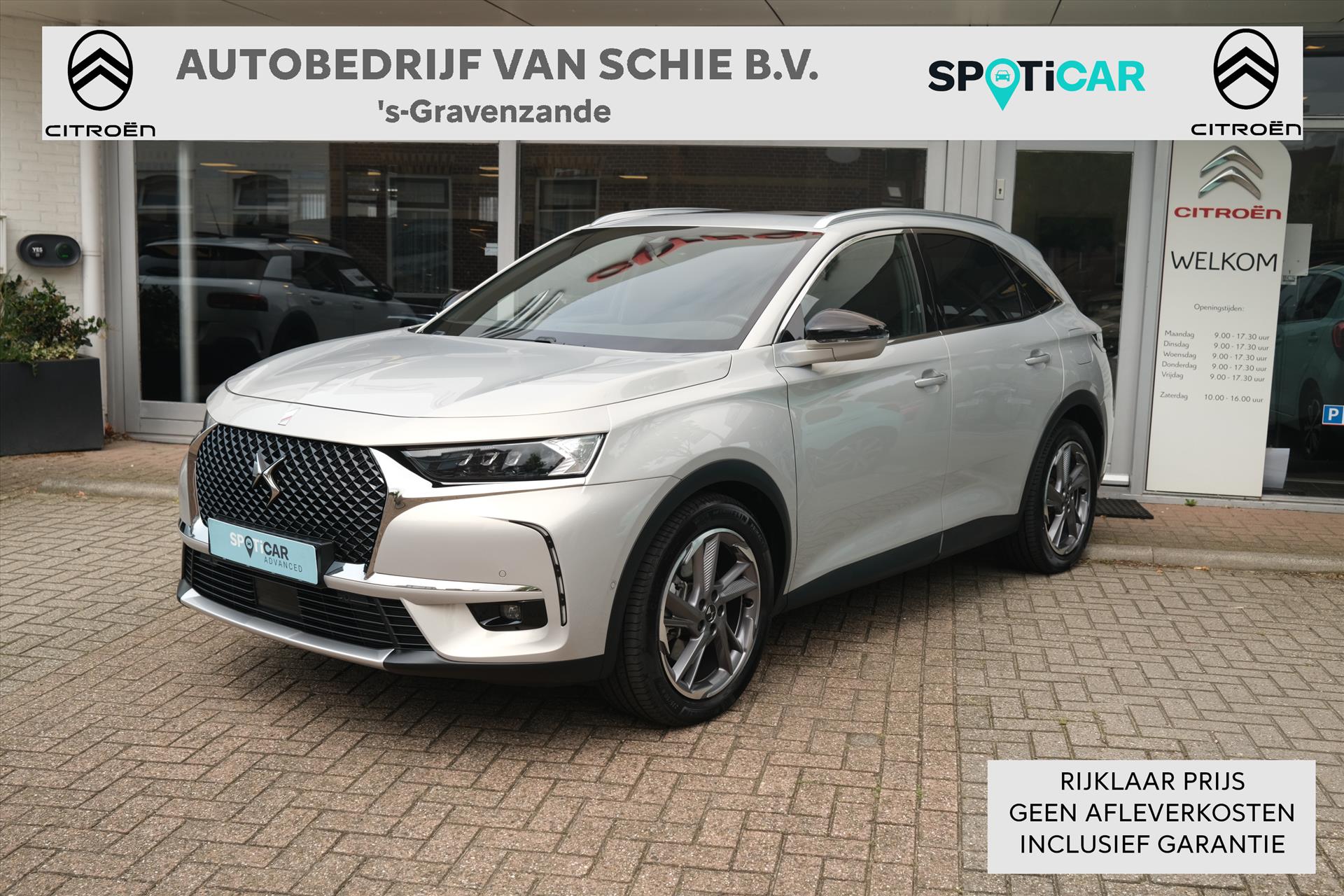 DS Ds 7 Crossback e-TENSE 300 Hybrid 4x4 Grand Chic | Opera Nappa lederen interieur |  Panoramisch schuif-/kanteldak | Focal Audio