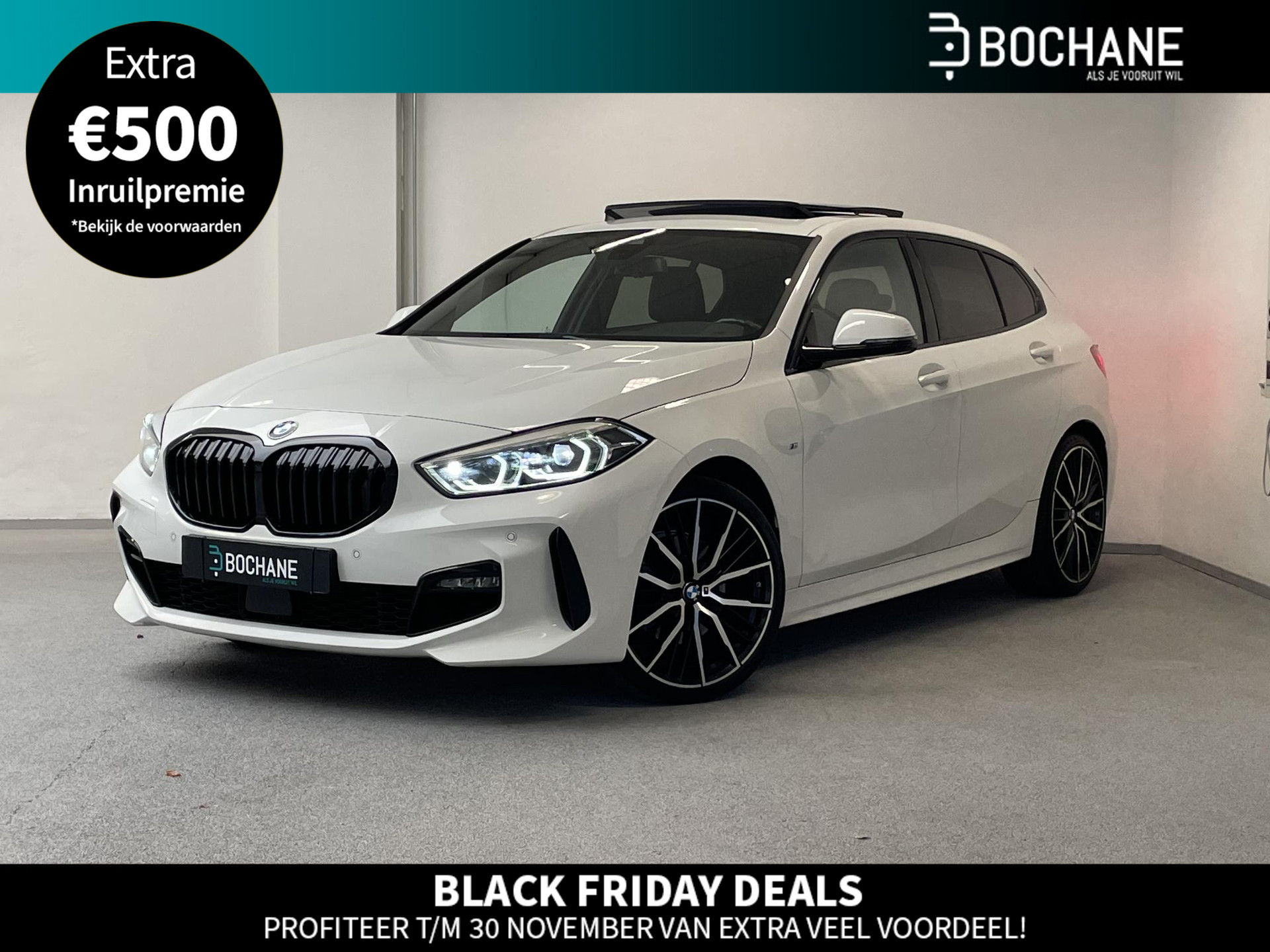 BMW 1-serie 116i M-Sport Plus Pack | PANO | HEAD-UP | TREKHAAK | CARPLAY | 19" LMV |