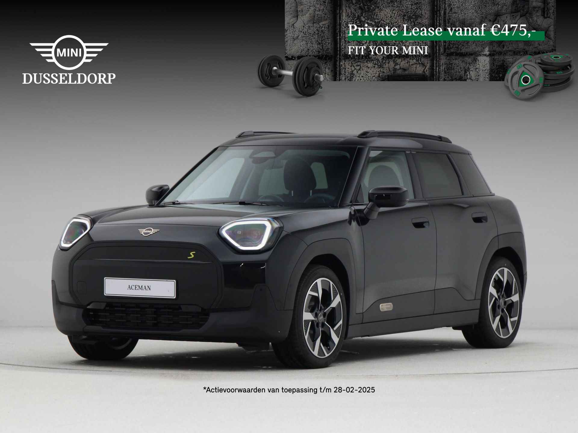 MINI Aceman SE Classic Pakket M PRIVATE LEASE EUR 540,- (48 mnd/10.000 km)