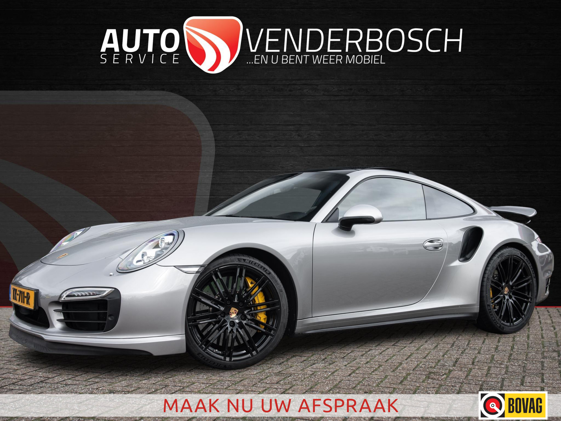 Porsche 911 3.8 Turbo S Coupé 560pk | PDK | Carbon | Keramisch | Dealer ond. bij viaBOVAG.nl