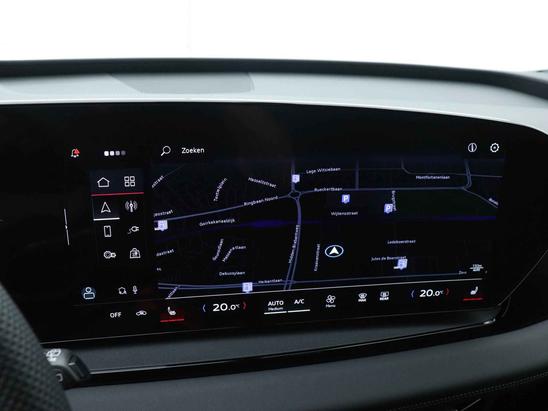 Audi Q6 e-tron First edition 100 kWh quattro 388 PK | Demo | S-line | Automaat | 360 Camera | Navigatie | Climate Control | Apple Carplay | Android Auto | Adaptive Cruise Control | Virtual Cockpit | Lichtmetalen velgen | - 22/38