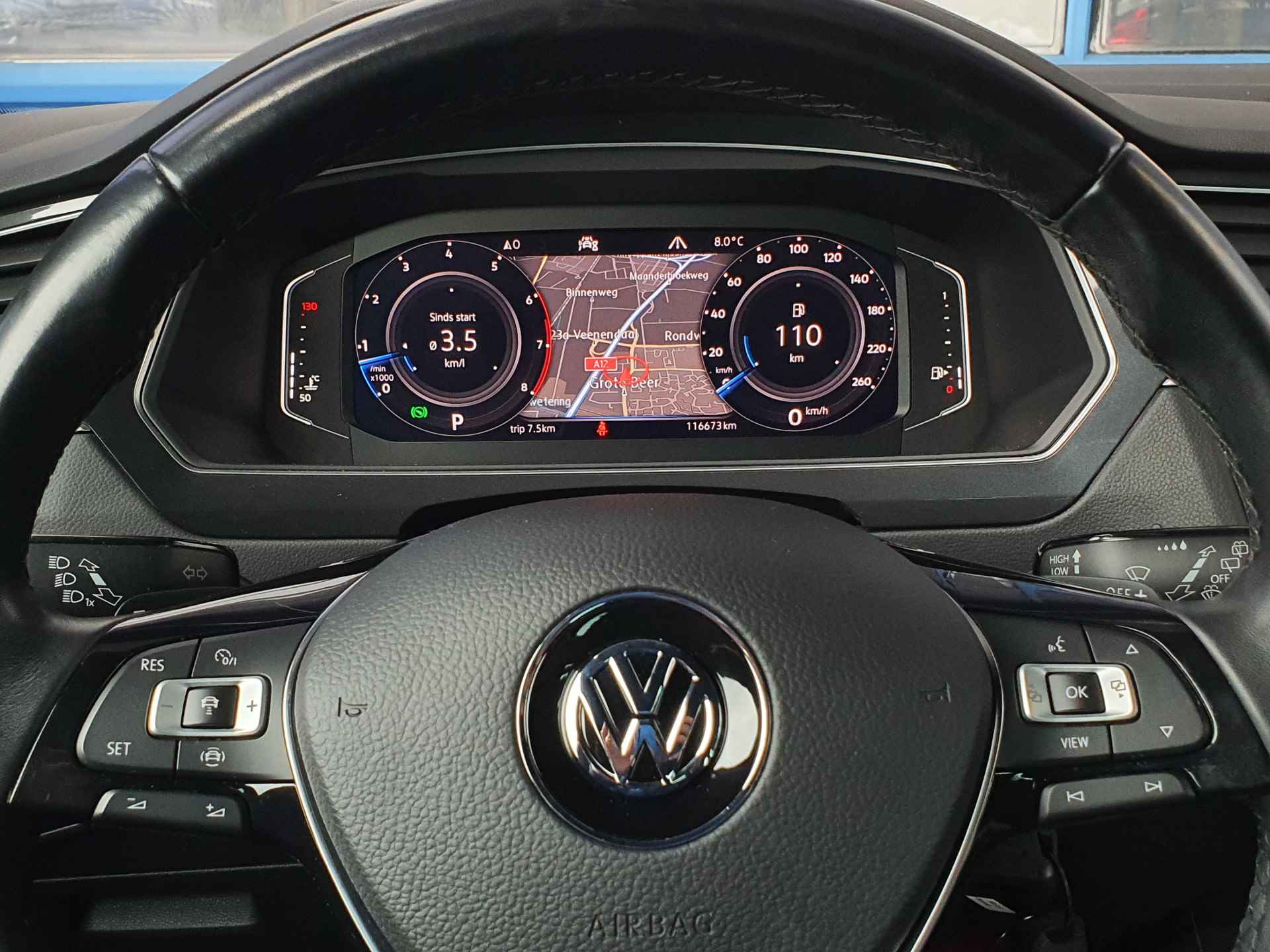 Volkswagen Tiguan 1.5 TSI DSG 150PK R-line | Navi | 19 inch | Virtual Cockpit Adapt. Cruise | El.Klep - 12/35