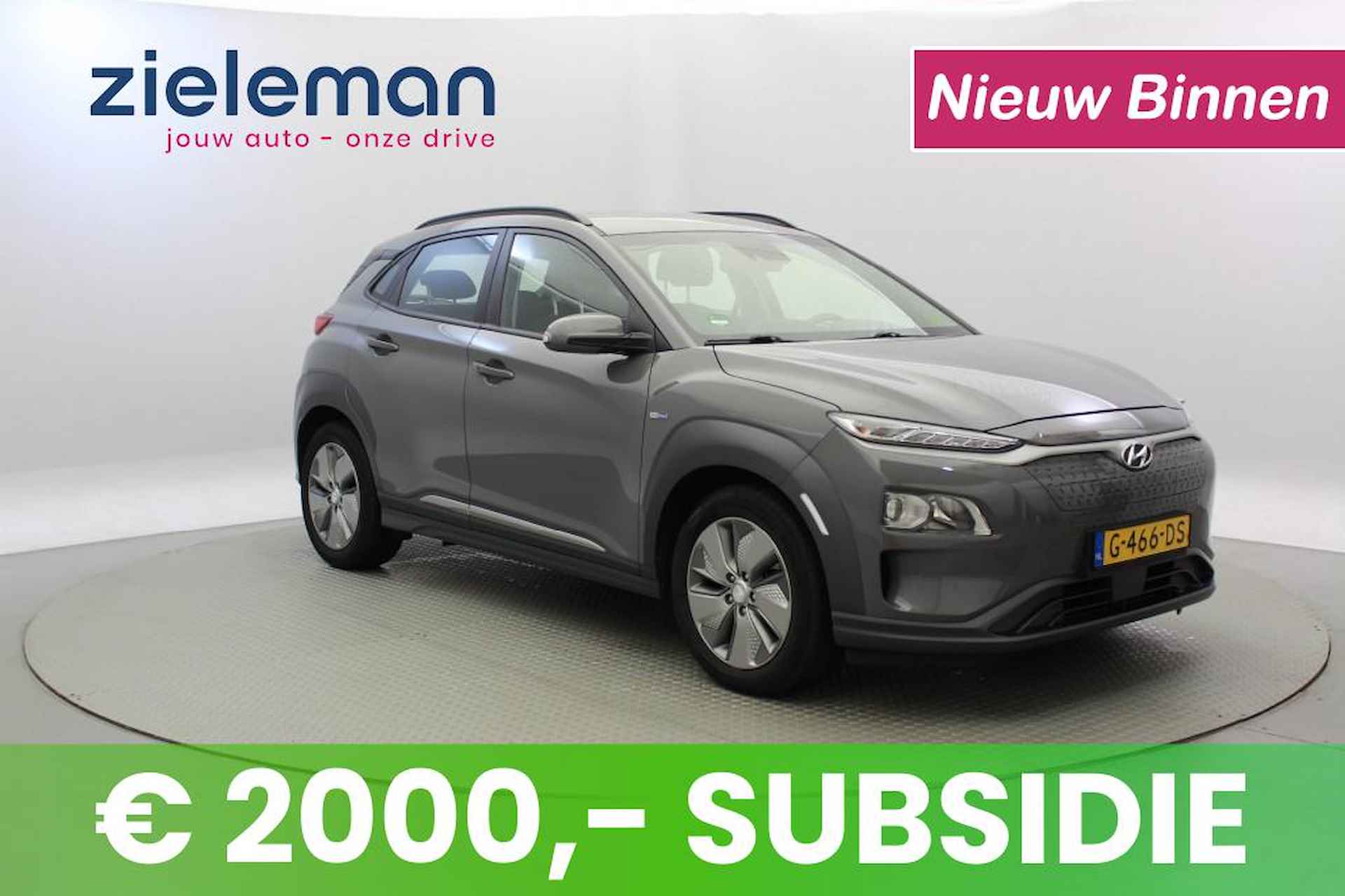 HYUNDAI Kona Electric Comfort 64 kWh - Carplay, Camera (15.835 na SUBSIDIE) - 1/26