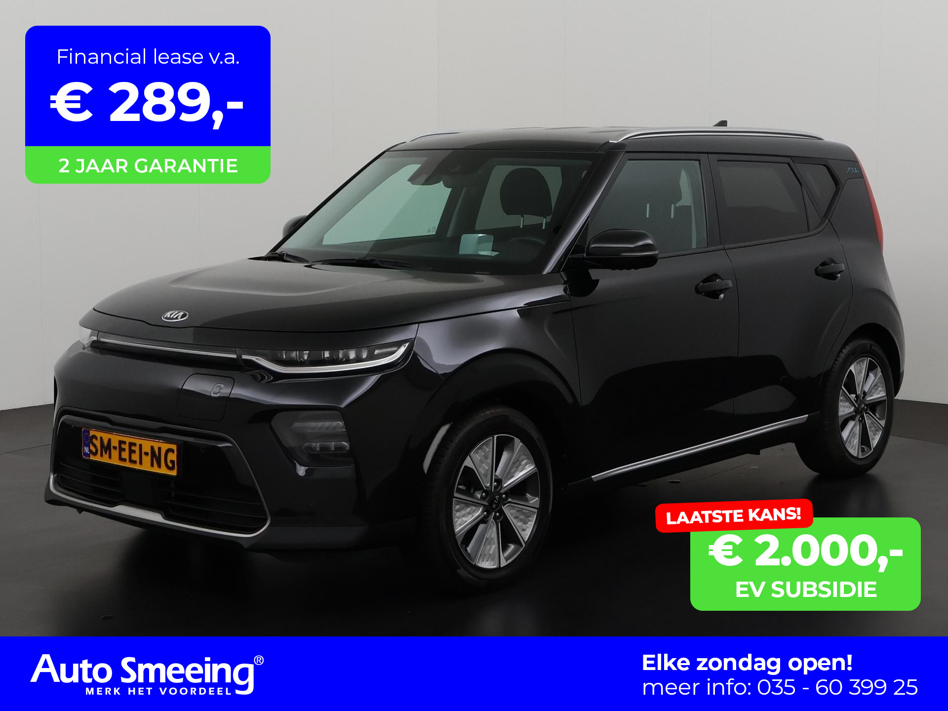 Kia e-Soul DynamicPlusLine 64 kWh | 20945 na subsidie | 3 Fasen | Head Up | Zondag Open!