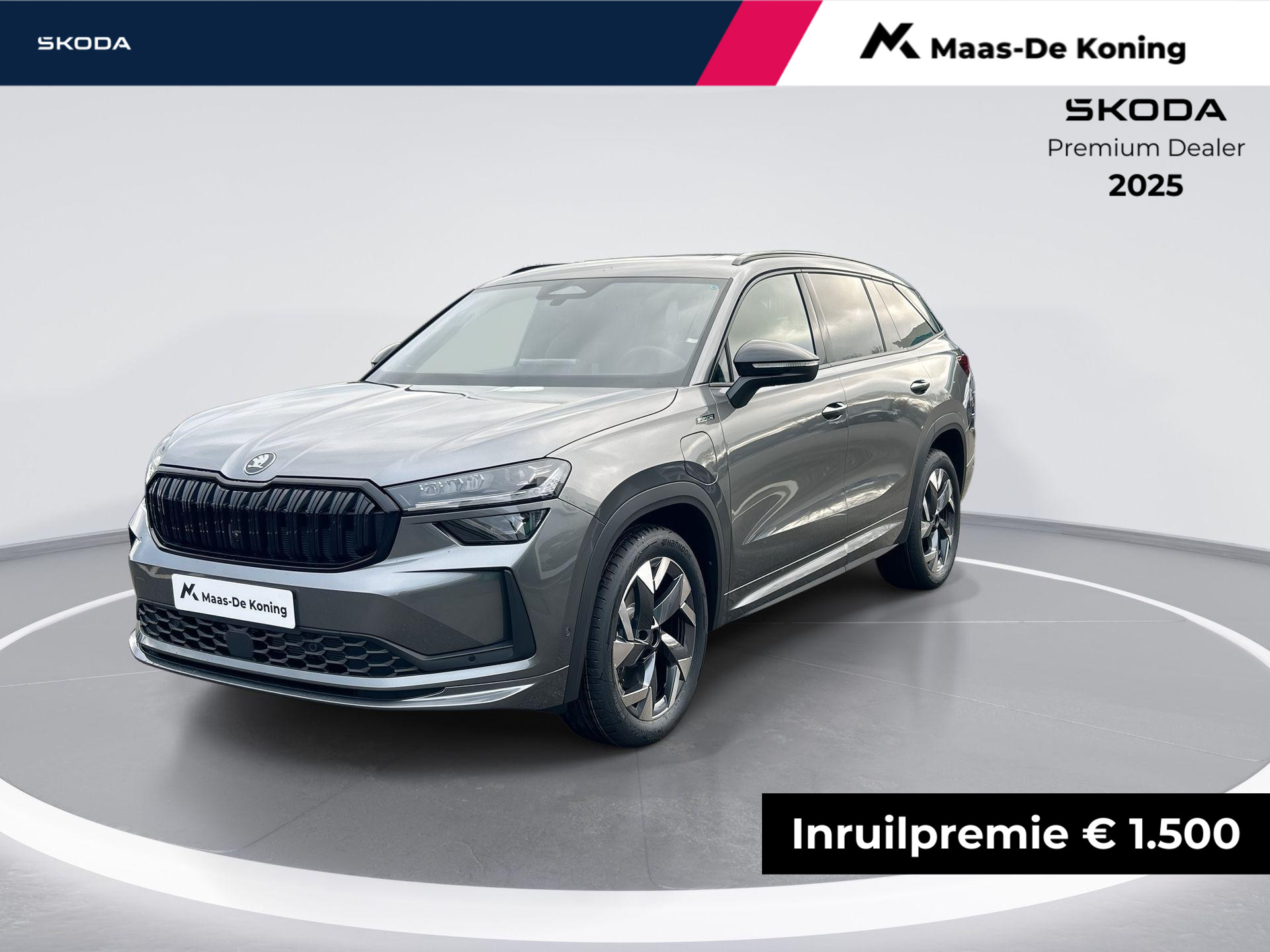 Skoda Kodiaq 1.5 TSI PHEV Sportline Business 6 Versn. DSG 204 Pk | Trekhaak | 19'' Licht metalen Velgen | Panorama dak |