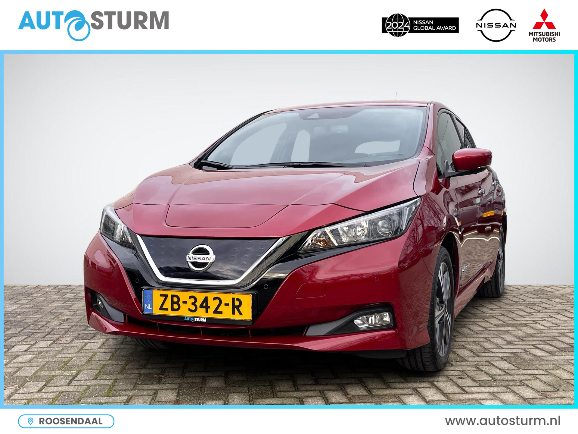 Nissan LEAF N-Connecta 40 kWh | Adapt. Cruise Control | Navigatie | 360° Camera | Stuur- + Stoelverwarming | Apple Carplay/Android Auto | Rijklaarprijs!