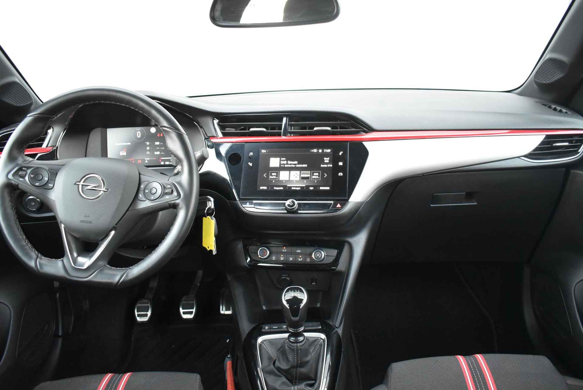 Opel Corsa 1.2 GS Line 100pk | Trekhaak | Navigatie | 16" Black gloss velgen - 8/42