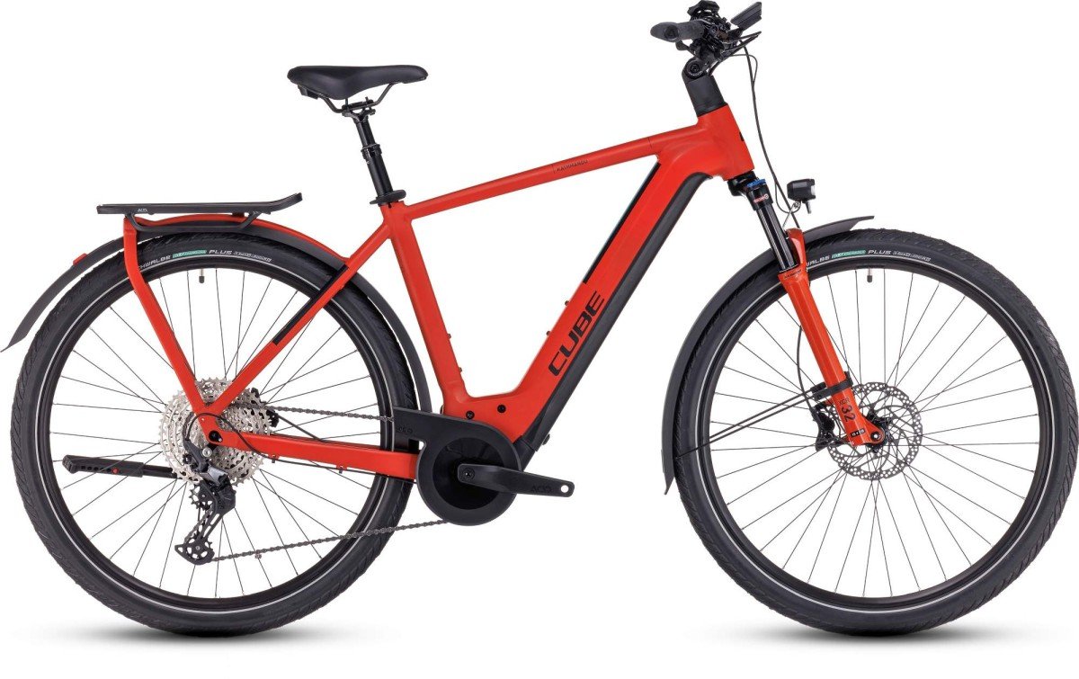 CUBE KATHMANDU HYBRID EXC 750 RED/BLACK Heren Red/black M 54cm M 2024