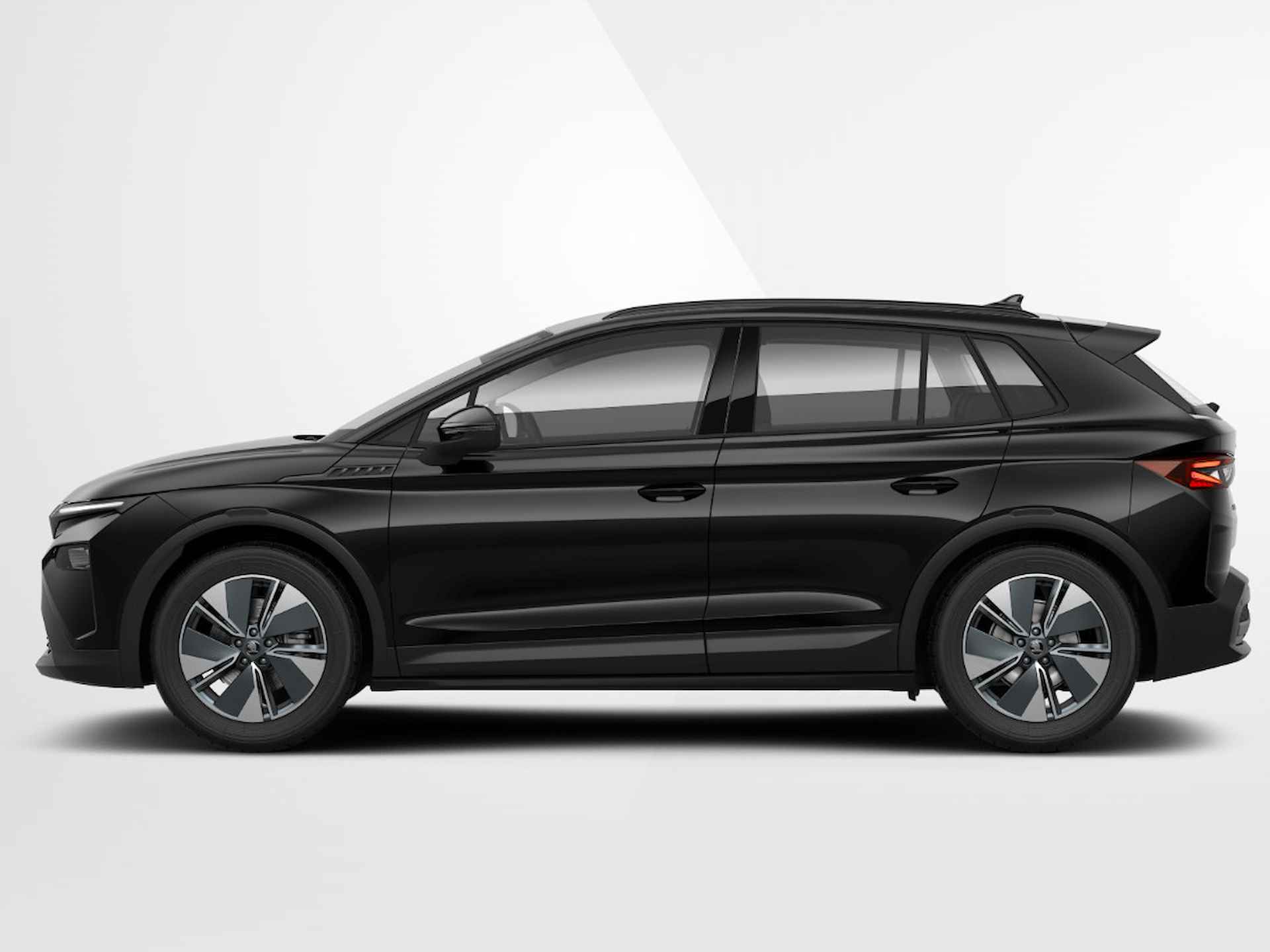 Škoda Elroq Selection Elektromotor 125 kW / 170 PK 1 versn. automaat  | Black magic | 19'' Lichtmetalen Velgen regulus | 1000,- inruilbonus! | Private Lease actie €461,- p/m!! | - 4/7