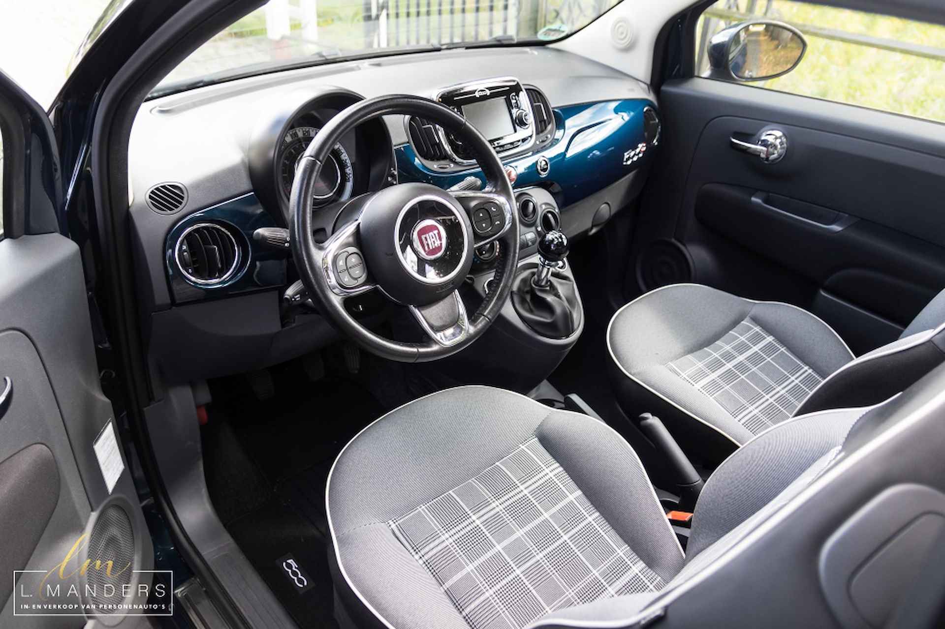 Fiat 500C 1.2 Lounge 2018 BLAUW | Cabrio | Nieuwe distributieriem - 3/22