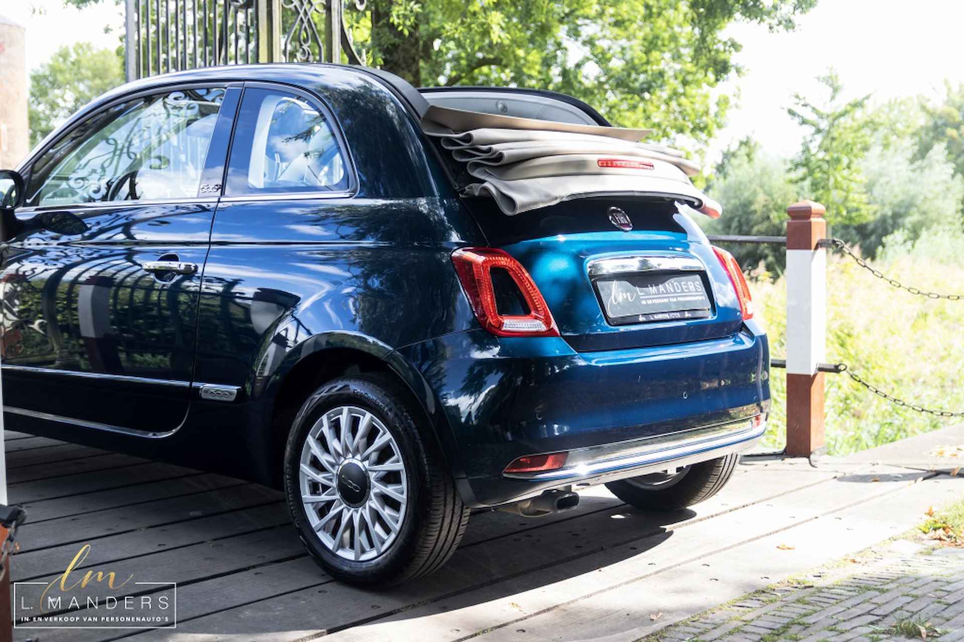 Fiat 500C 1.2 Lounge 2018 BLAUW | Cabrio | Nieuwe distributieriem - 12/22