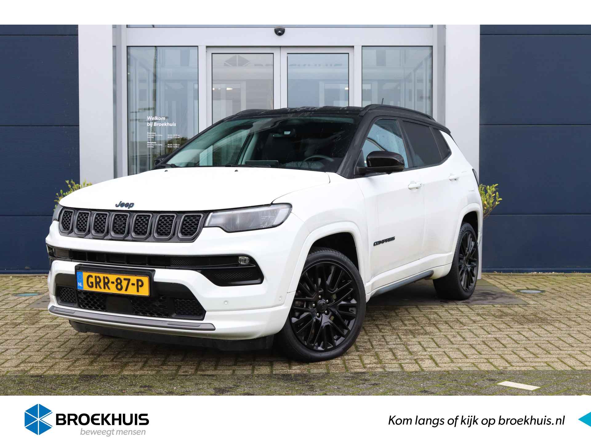 Jeep Compass 4xe 240-PK Plug-in Hybrid Electric S | 360 Camera | ACC | Stuur + Stuur verwarming | Leder | Elektr. klep | Carplay