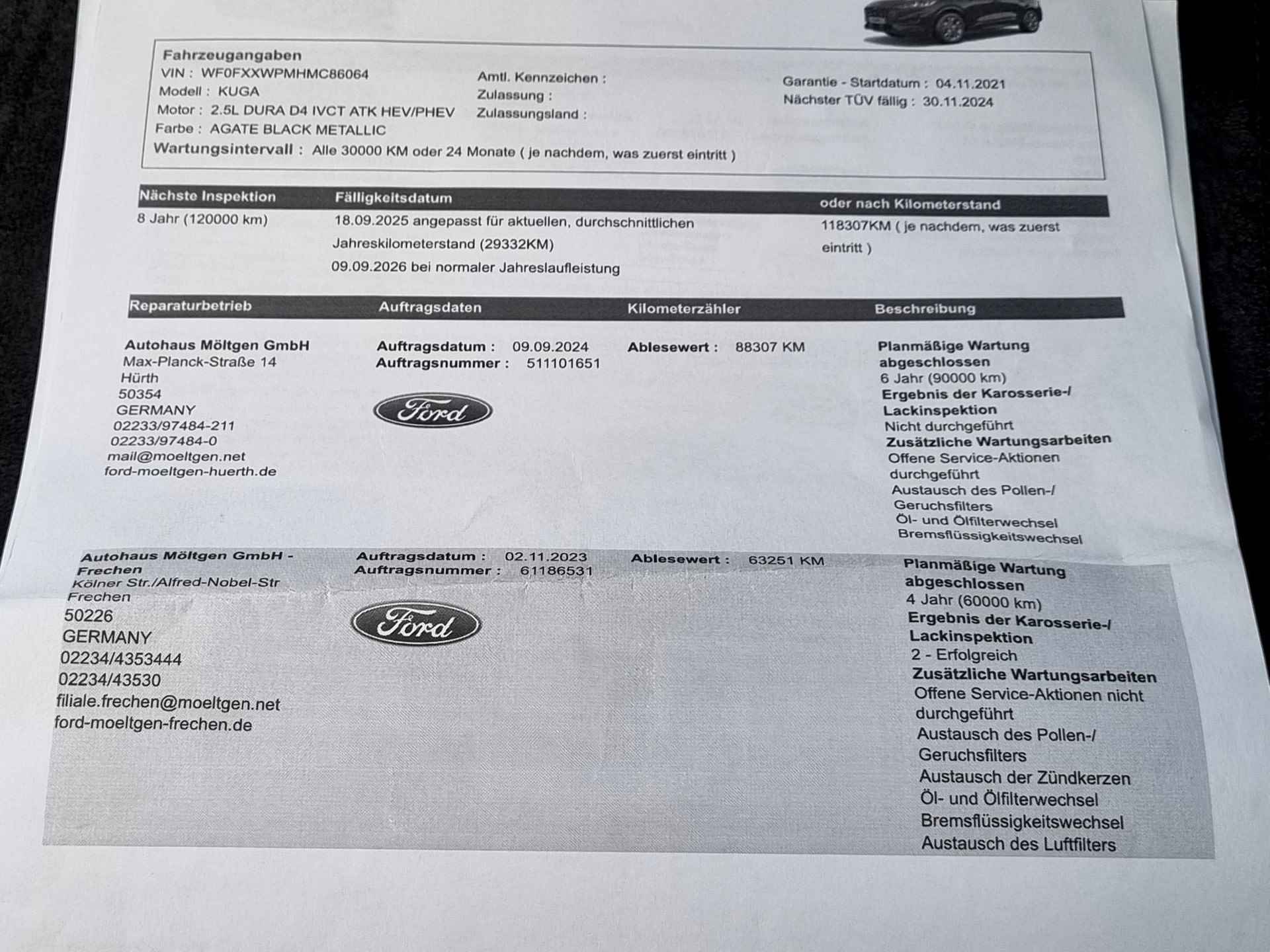 Ford Kuga 2.5 PHEV ST-Line X Automaat / 1500KG Trekgewicht / Panoramadak / Schuif/-Kanteldak / Navigatie / Camera / B&O Audio - 8/49