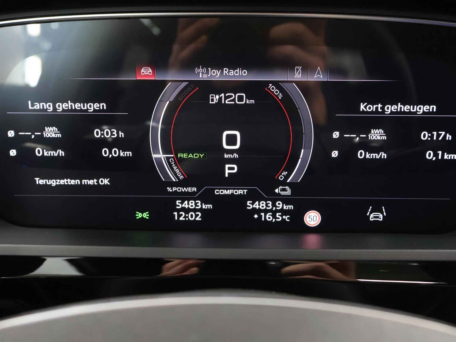 Audi e-tron S-Line quattro 95 kWh | NL Auto | 503pk | Luchtvering | Panoramadak | Matrix Led | Luxe Leder | Navigatie | B&O sound | Head-Up | Airco | Bluetooth | Cruise Control Adaptief | - 13/57