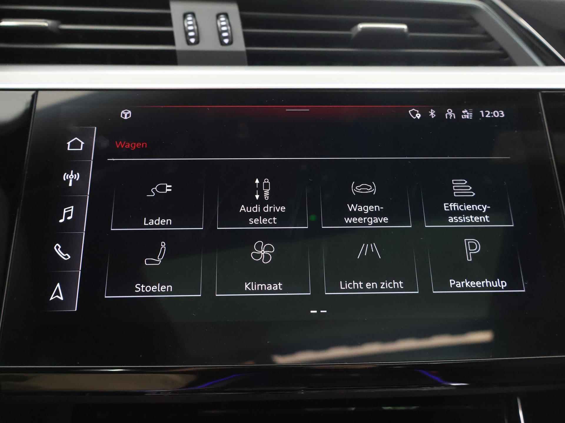 Audi e-tron S-Line quattro 95 kWh | NL Auto | 503pk | Luchtvering | Panoramadak | Matrix Led | Luxe Leder | Navigatie | B&O sound | Head-Up | Airco | Bluetooth | Cruise Control Adaptief | - 20/57