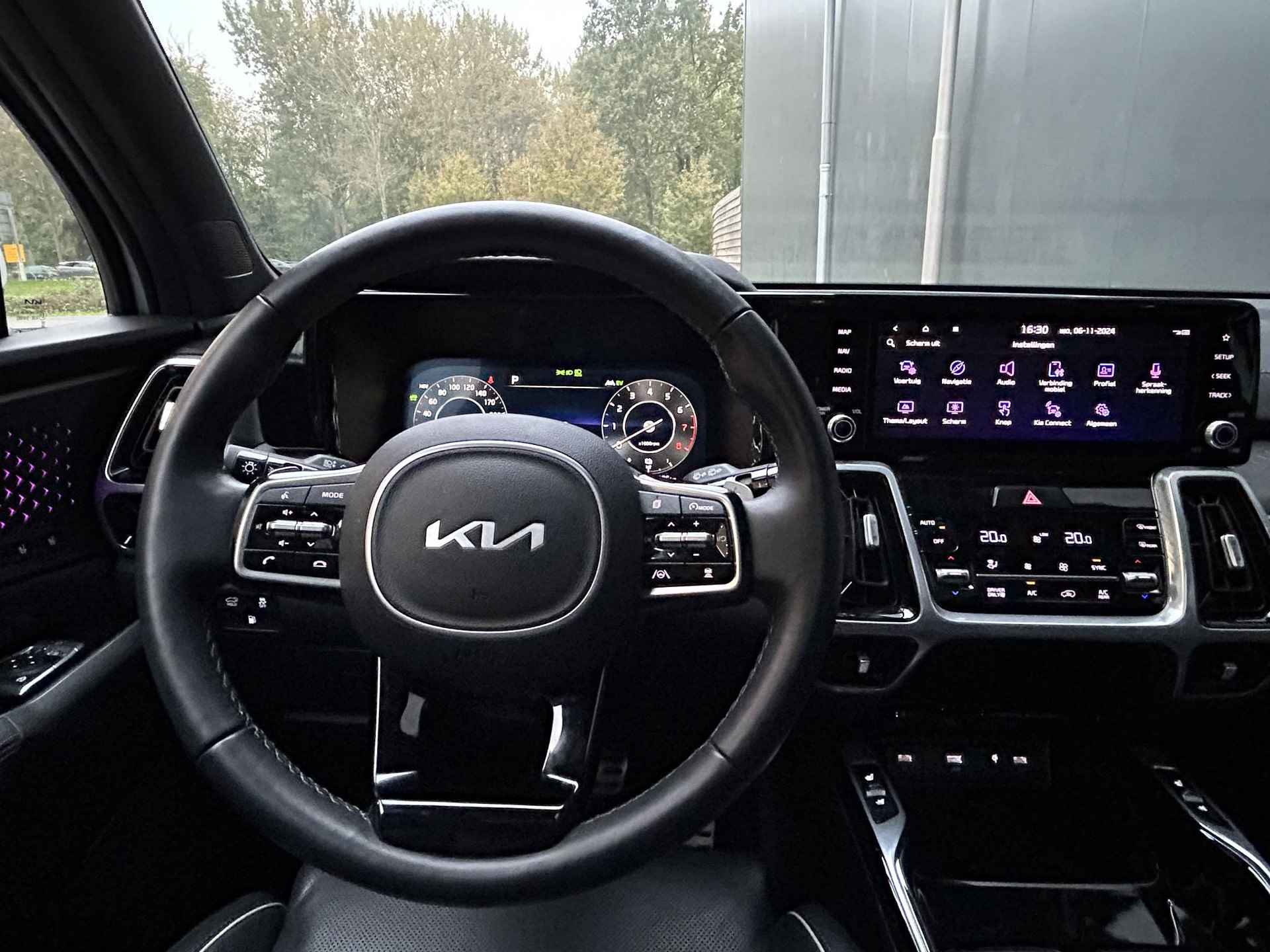 Kia Sorento 1.6 T-GDI Plug-in Hybrid 4WD ExecutiveLine 7pers Meest luxe uitvoering | BTW auto | Metallic lak | Trekhaak | Fabrieksgarantie t/m 17-10-2030 - 22/46