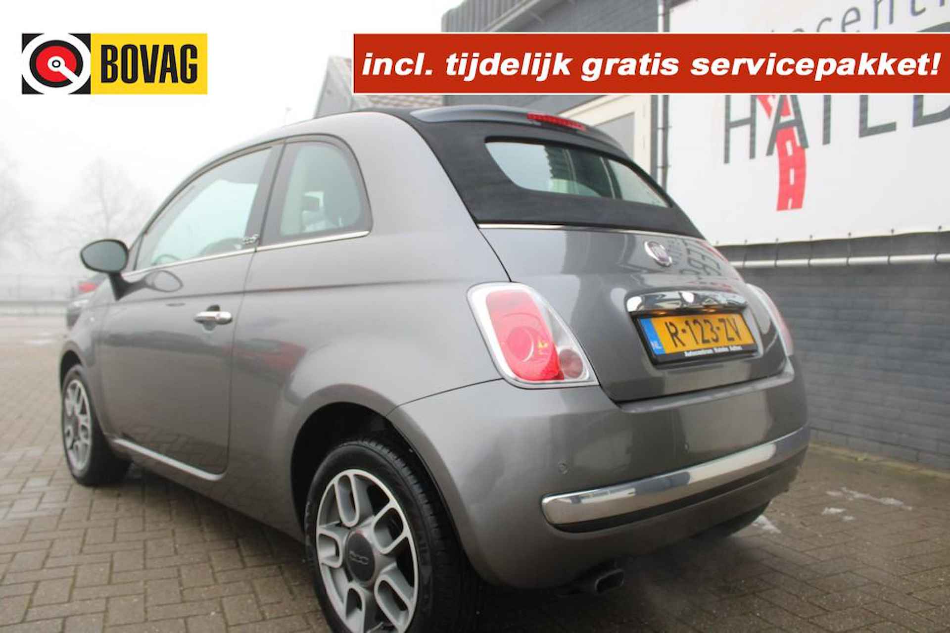 FIAT 500 1.2 LOUNGE Cabrio Airco LM 16 Supermooi! - 2/24