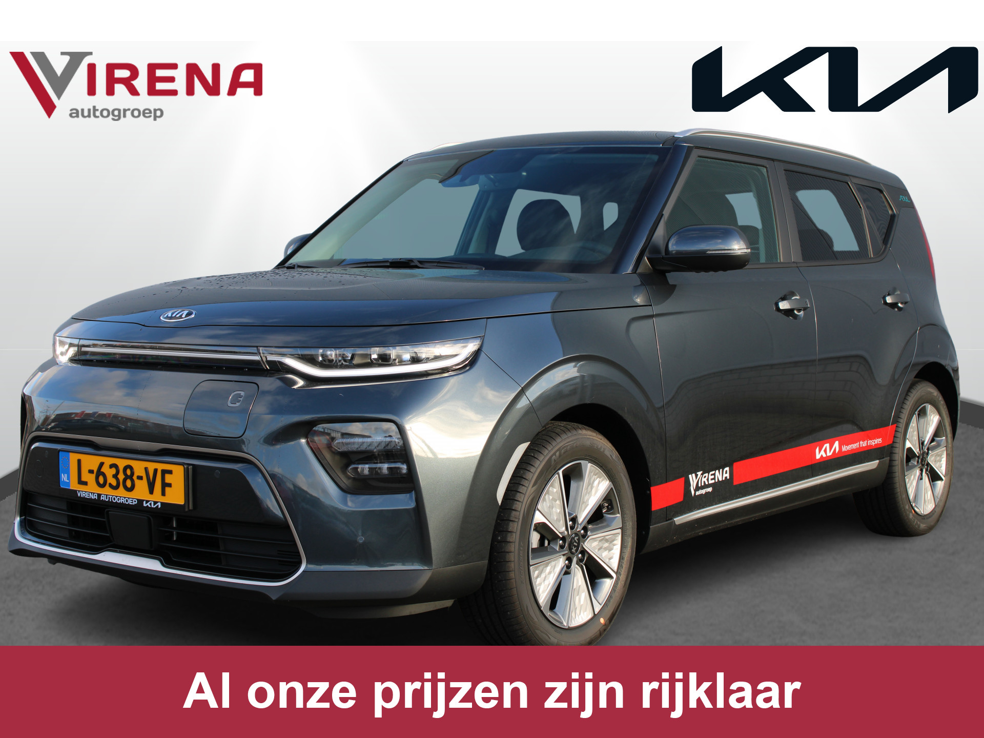 Kia e-Soul DynamicPlusLine 39.2 kWh * € 2.000,- Subsidie voor deze auto beschikbaar * - Navigatie - Camera - Climate control - Adaptieve cruise control - Fabrieksgarantie tot 10-2028 bij viaBOVAG.nl